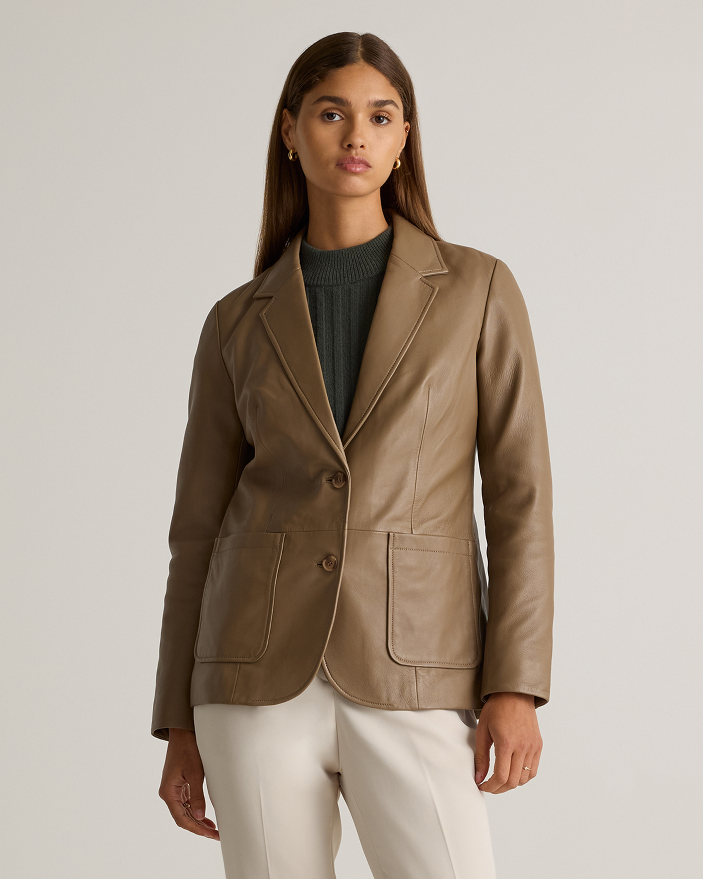 100% Leather Blazer