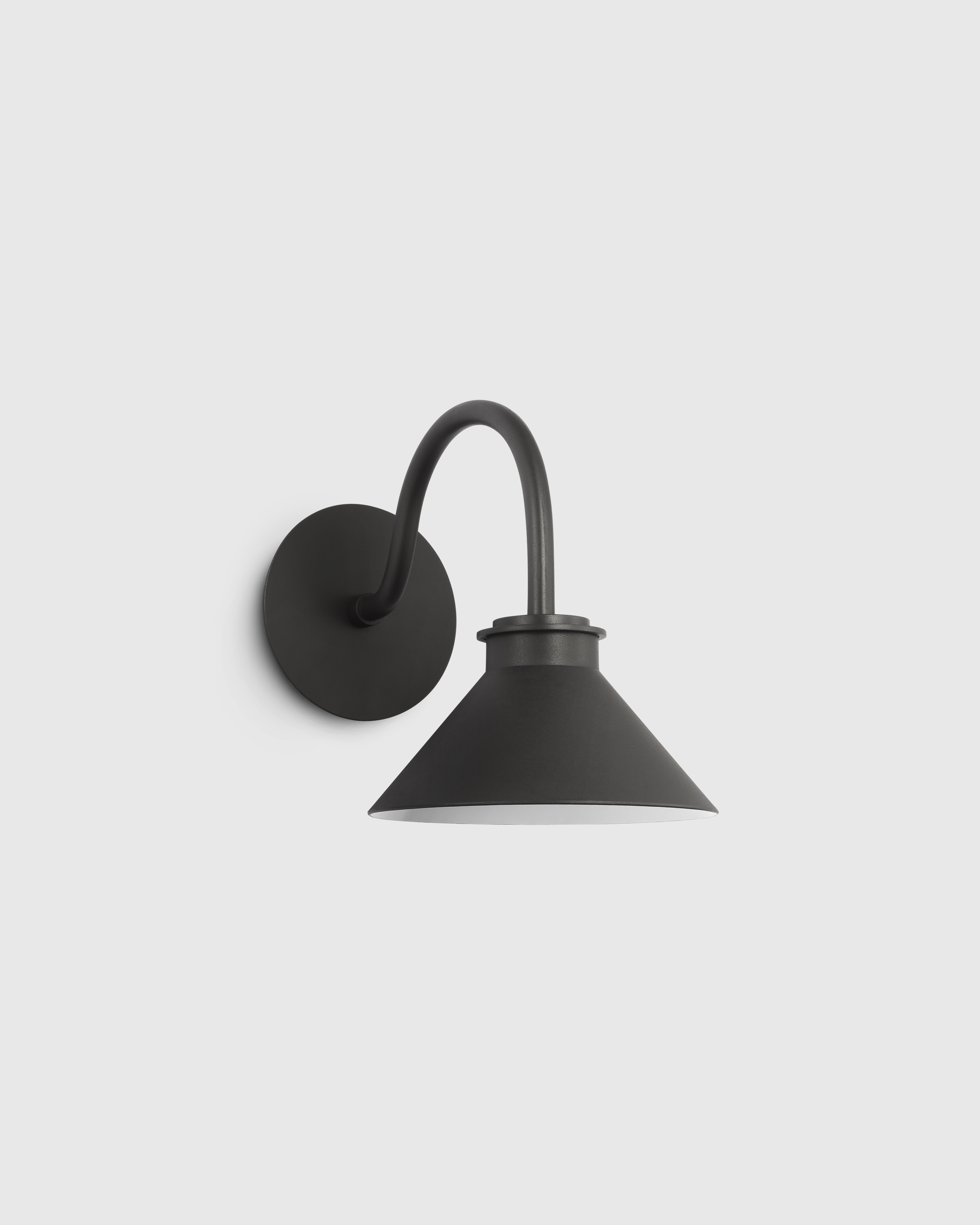 Contemporary Steel Indoor/Outdoor Barn Sconce