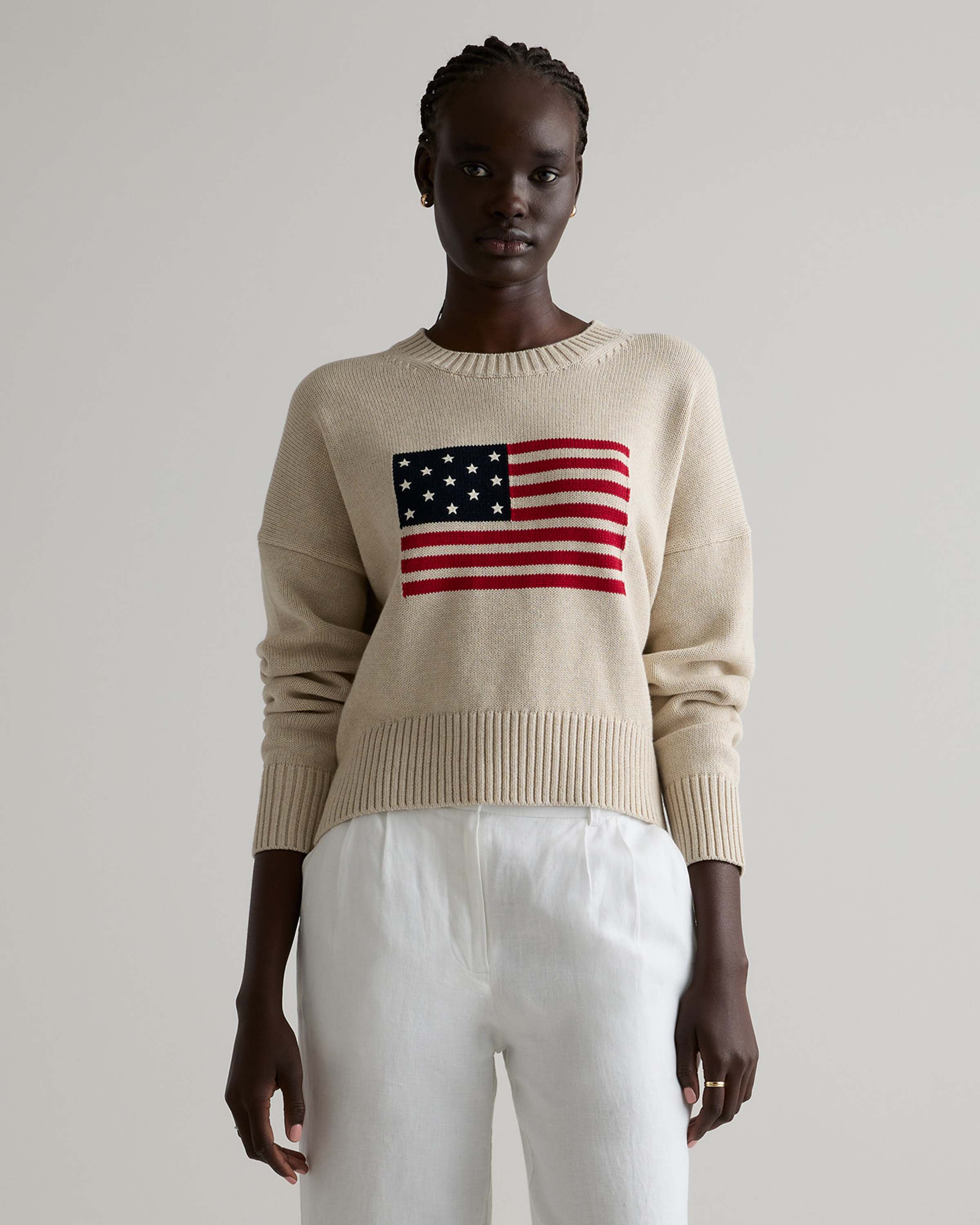 100% Organic Cotton Flag Sweater