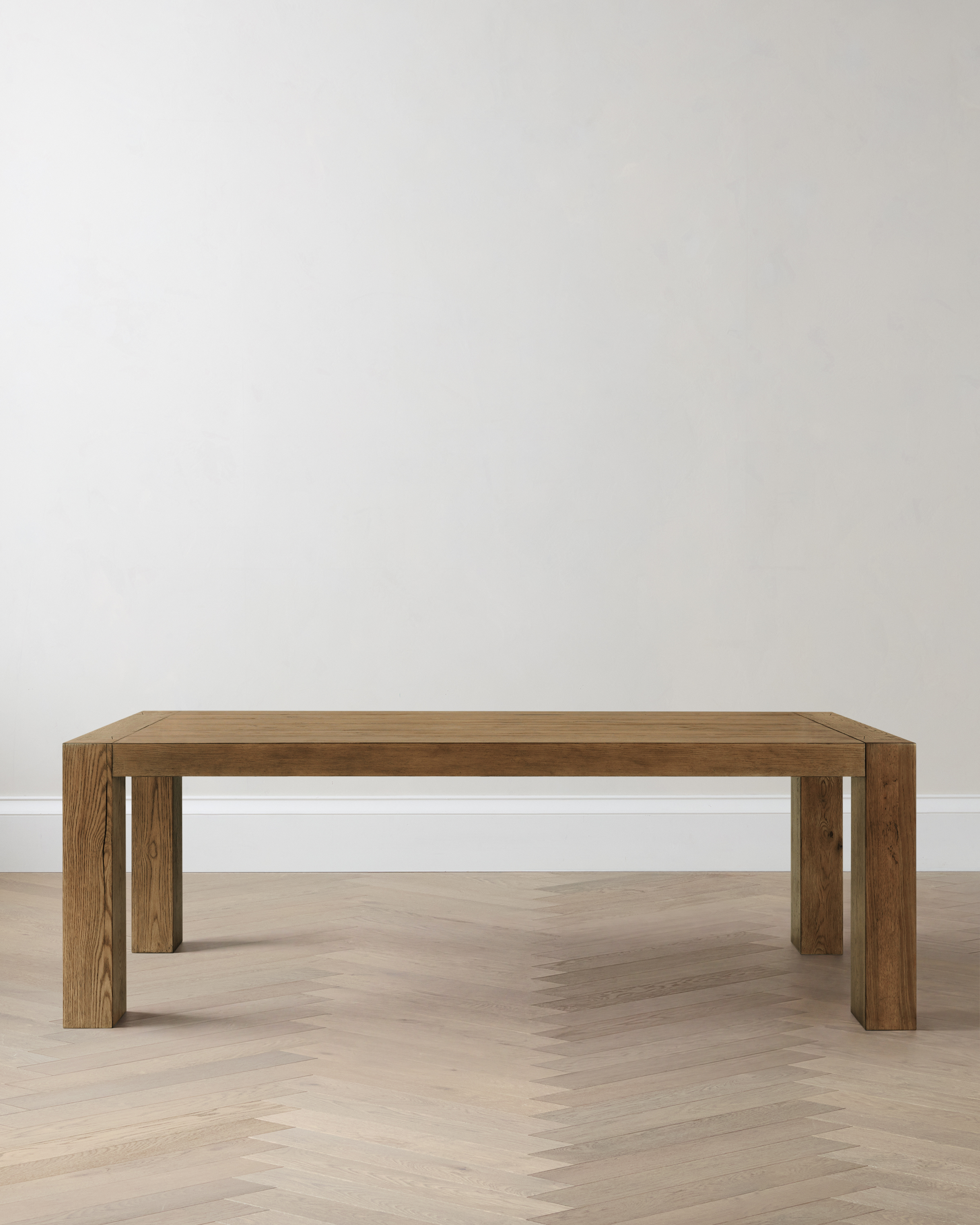 Reclaimed Oak Parsons Dining Table