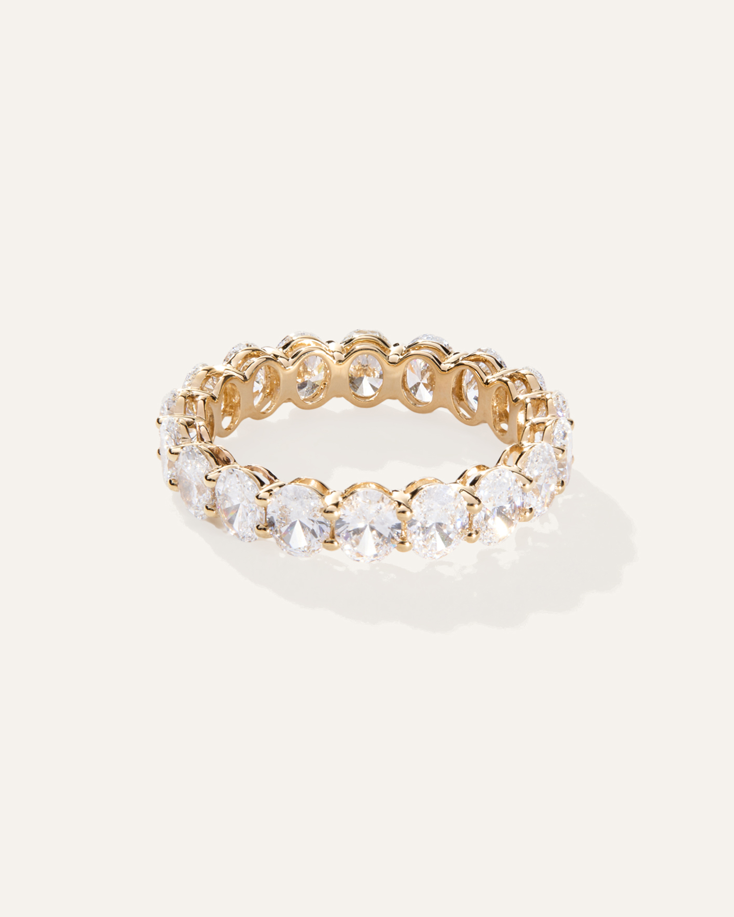 Lab Grown Diamond Oval Eternity Band