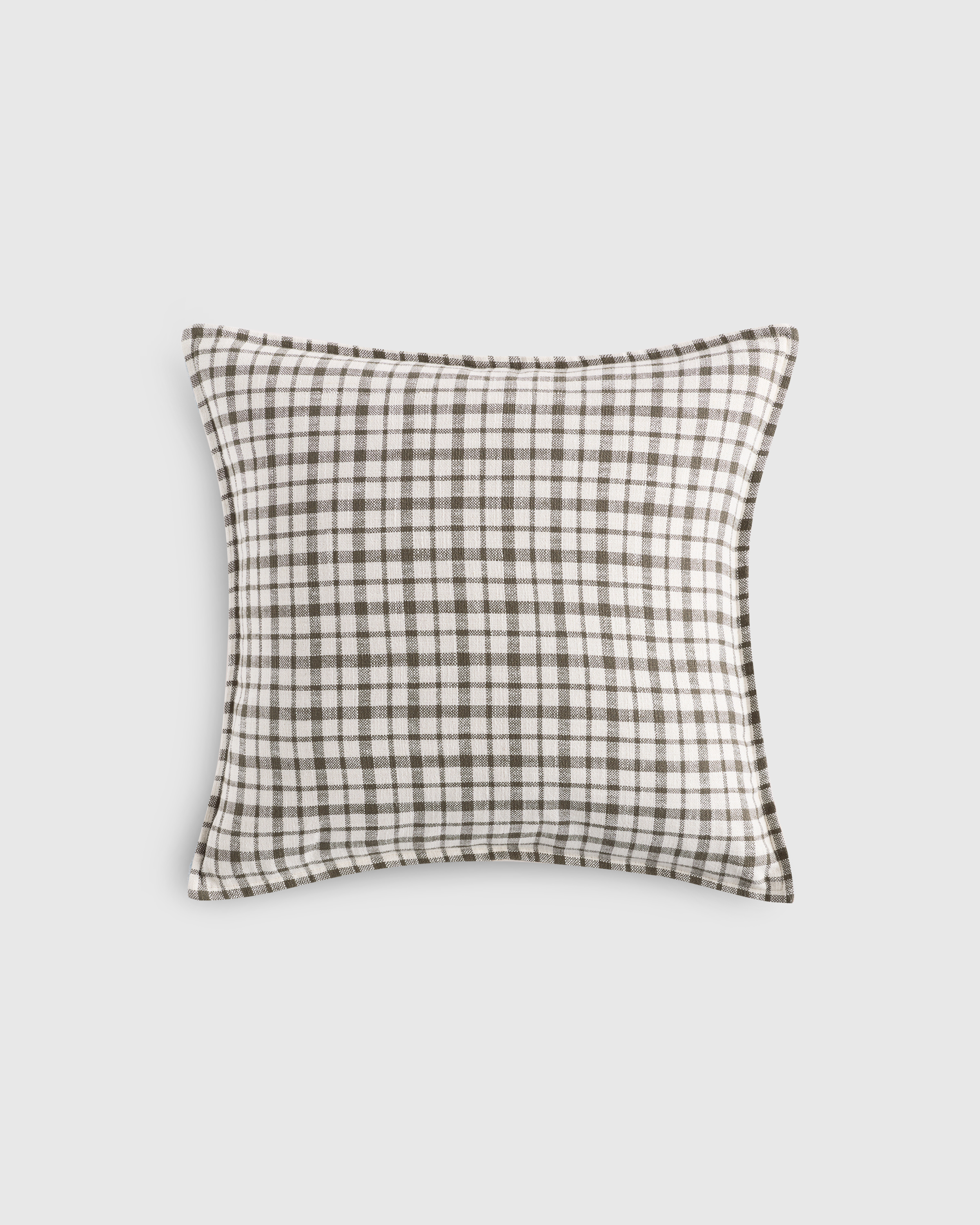 Plaid Cotton Pillow Cover