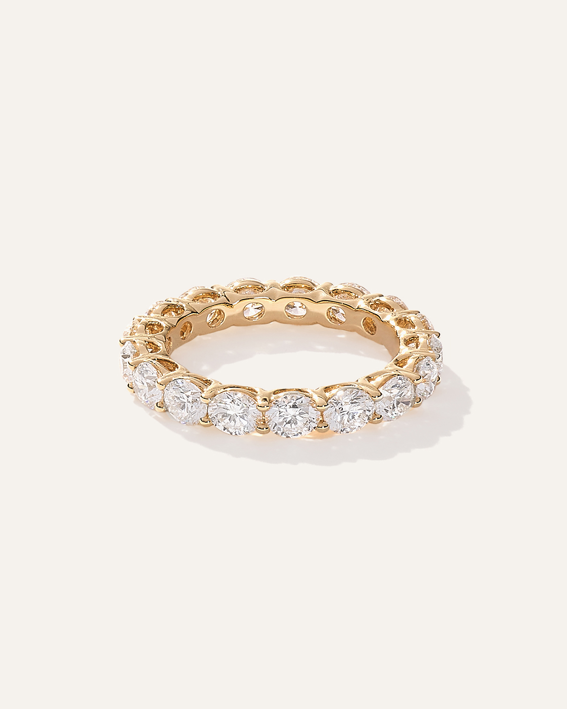 Lab Grown Diamond Round Eternity Band