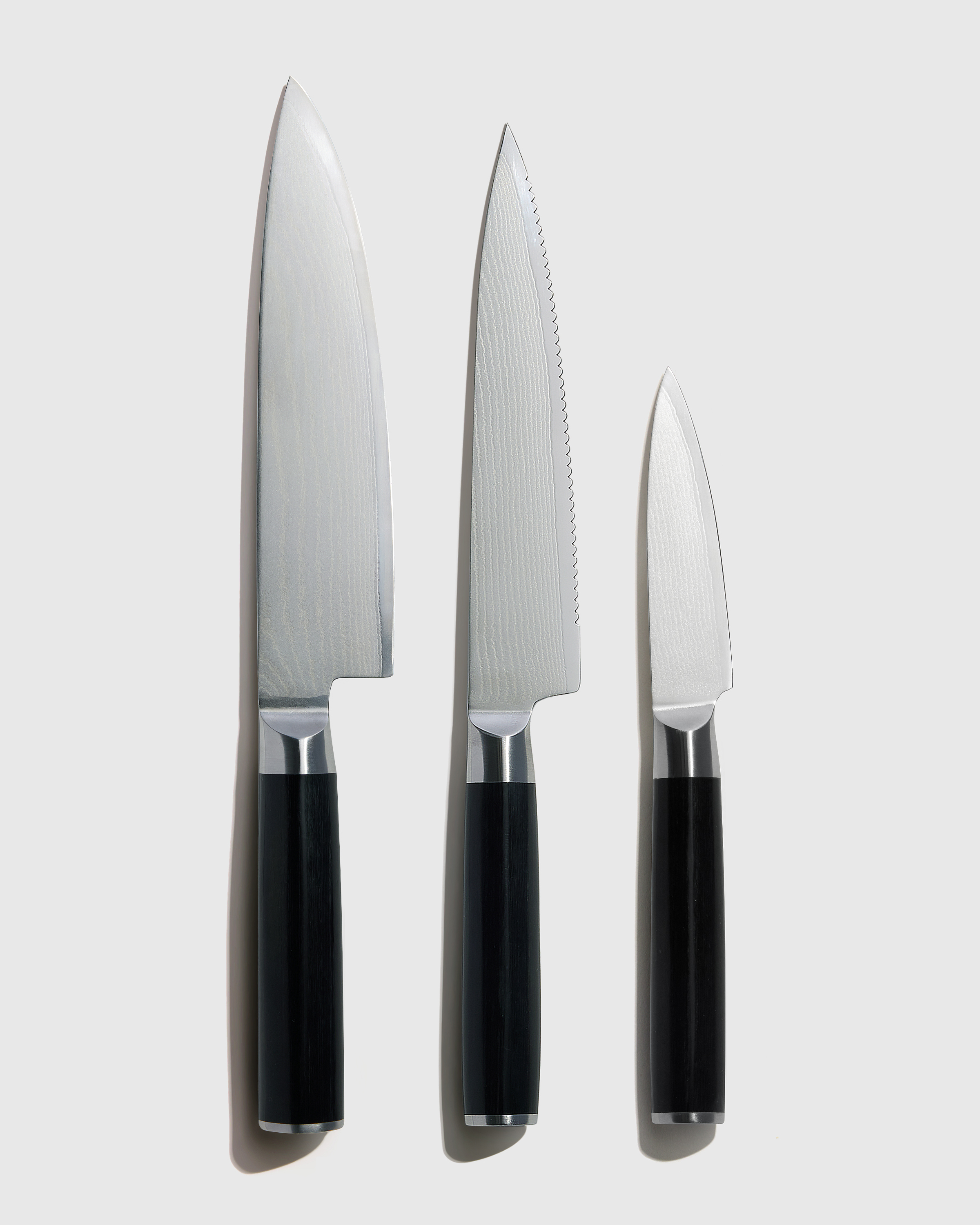 Japanese Damascus Steel 3-Piece Knife Set