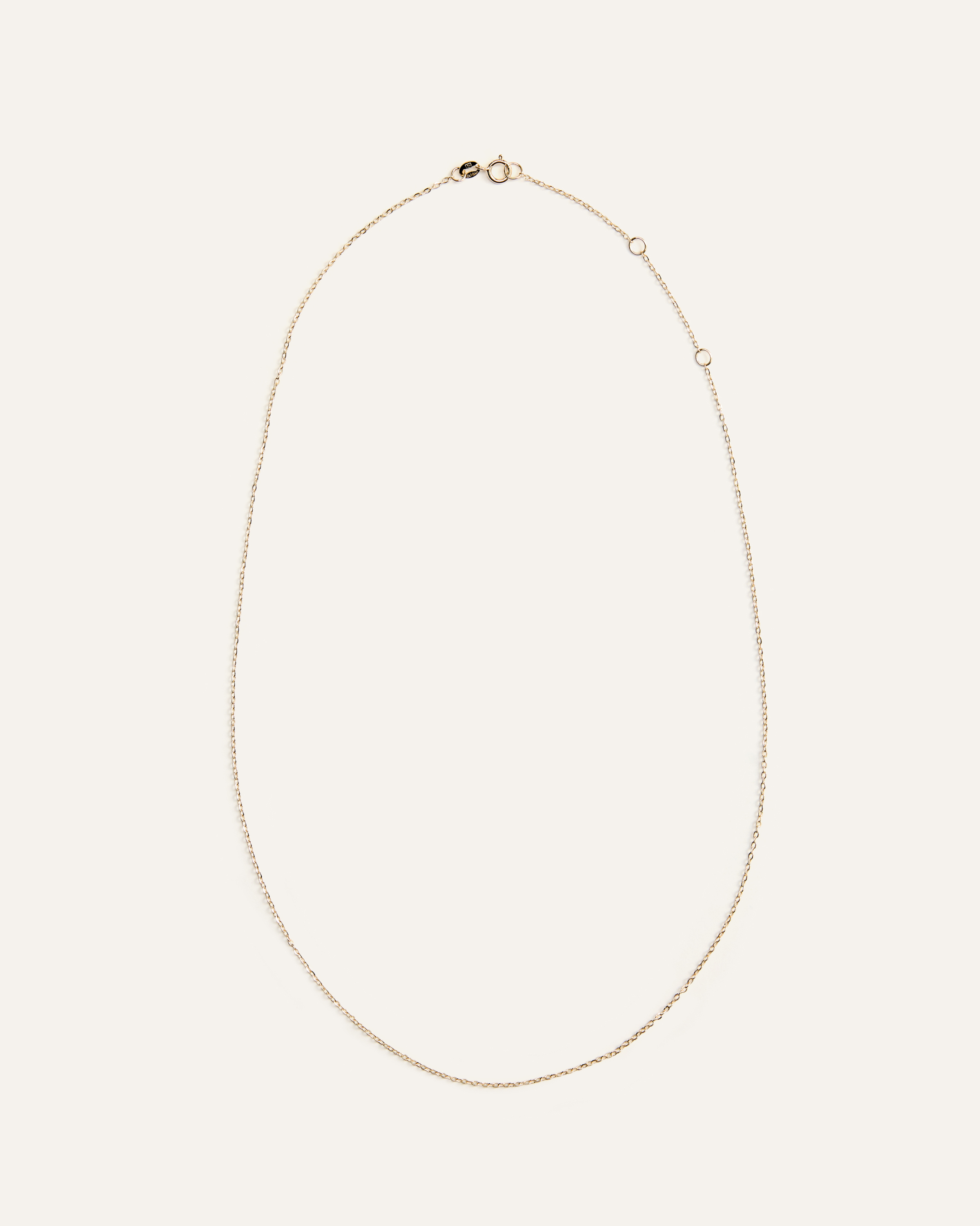 10K Gold Delicate Cable Chain Necklace