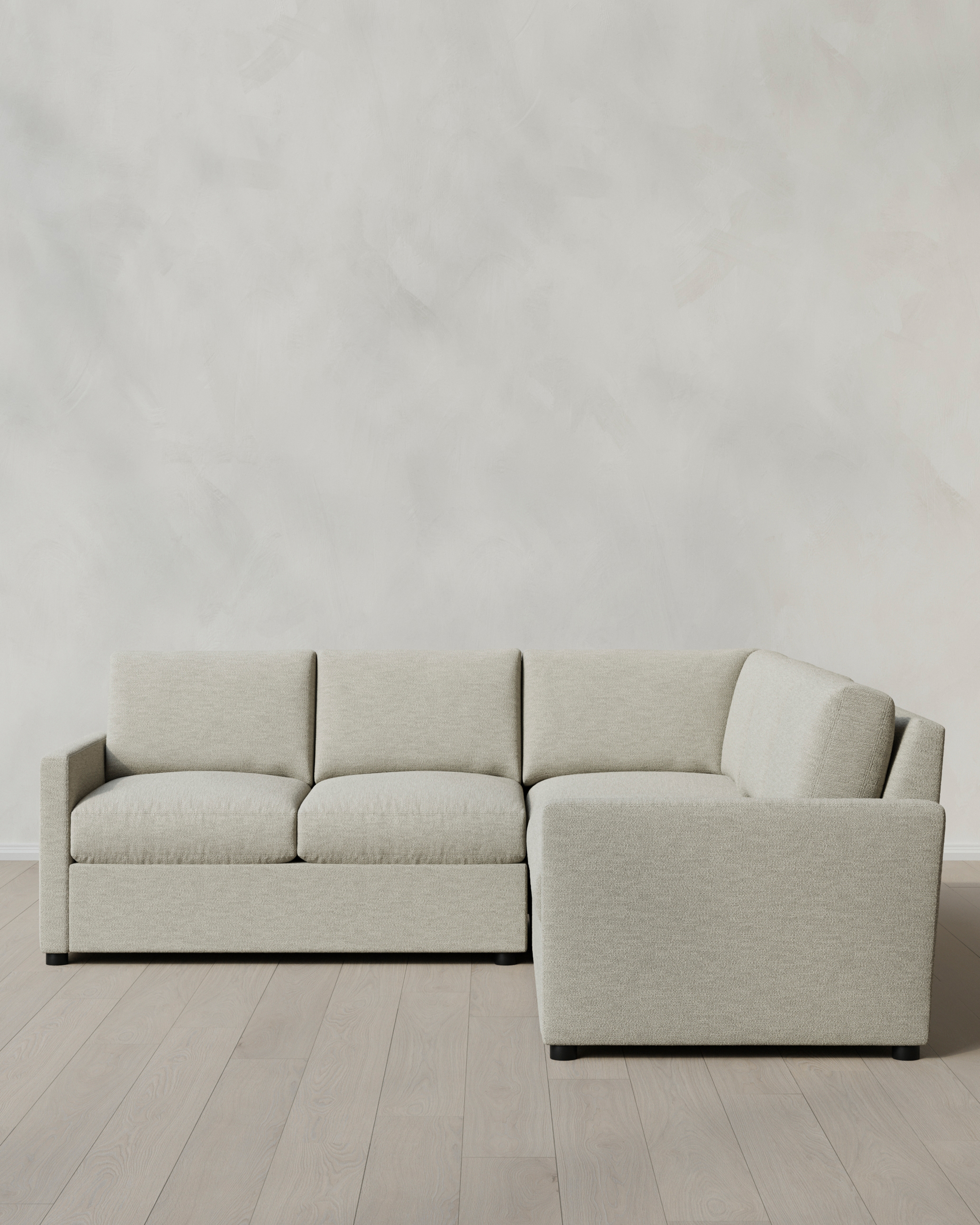 Brennan L Sectional in Performance Basketweave