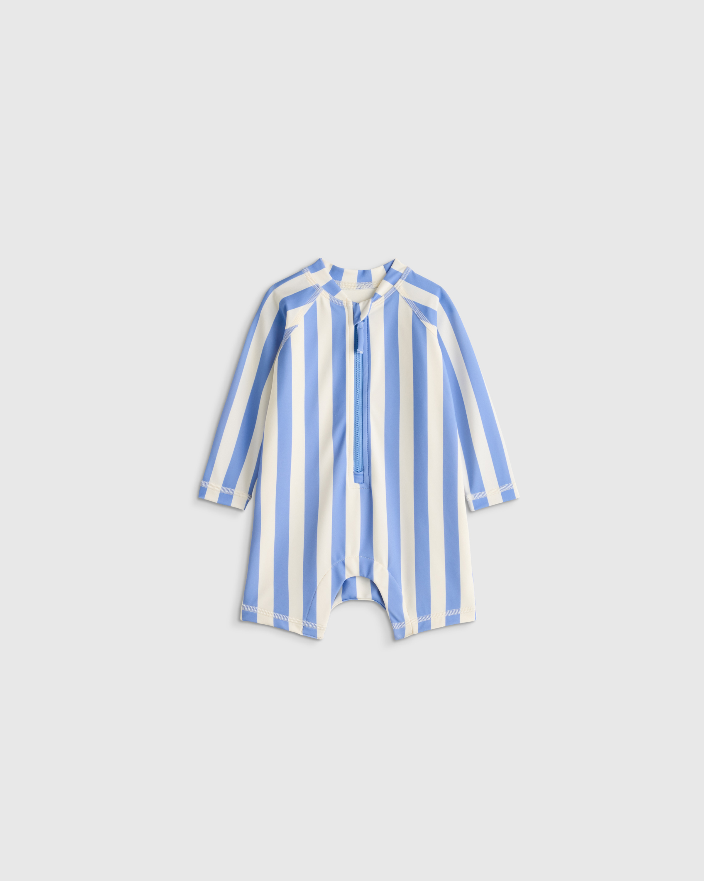 Long Sleeve Zip-Up Rash Guard One-Piece