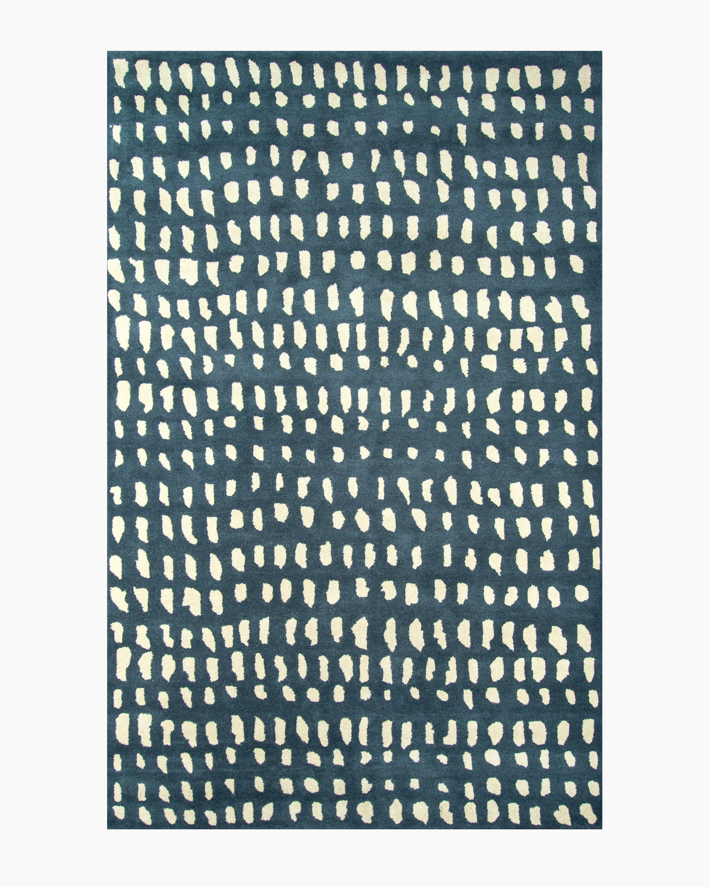 Painterly Dots Hand-Tufted Wool Rug