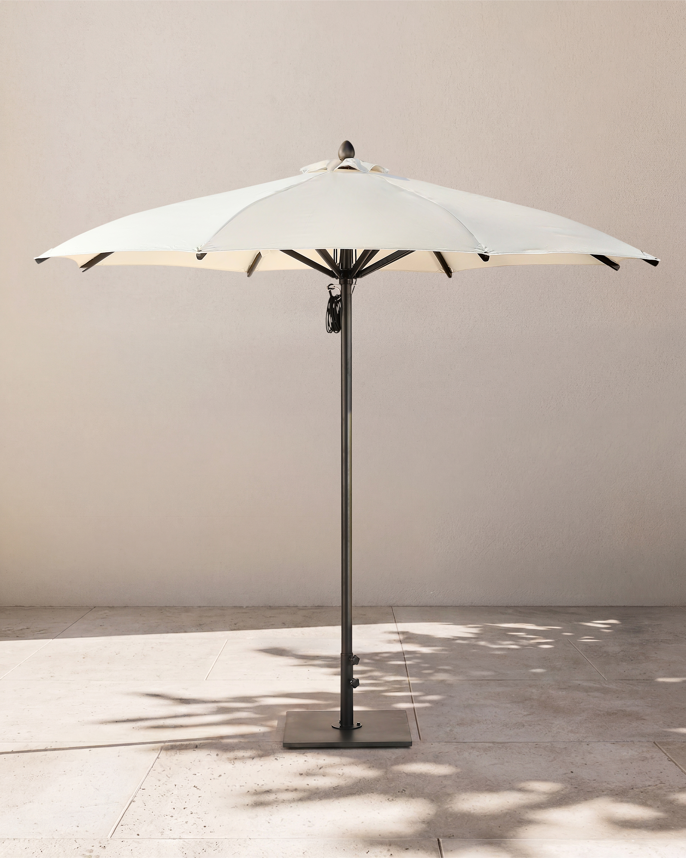 9' Round Sunbrella Outdoor Umbrella and Base