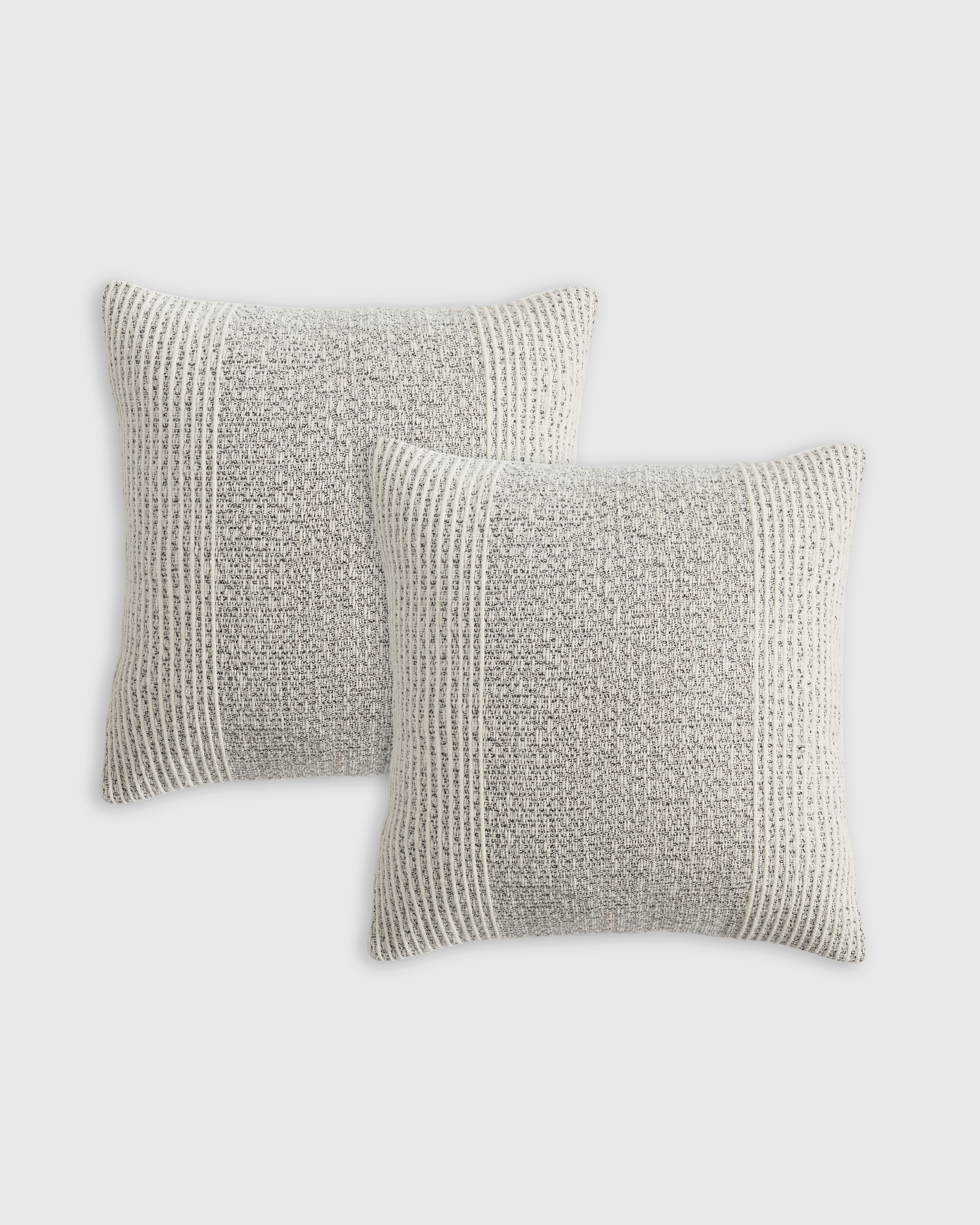 Mila Textured Stripe Pillow Cover - set of 2