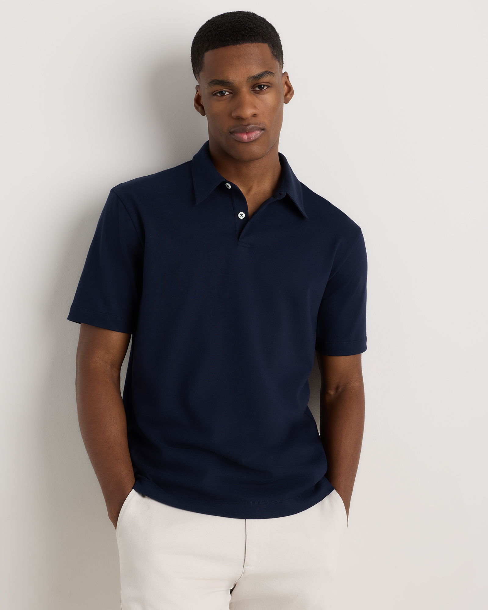 100% Organic Sueded Jersey Polo