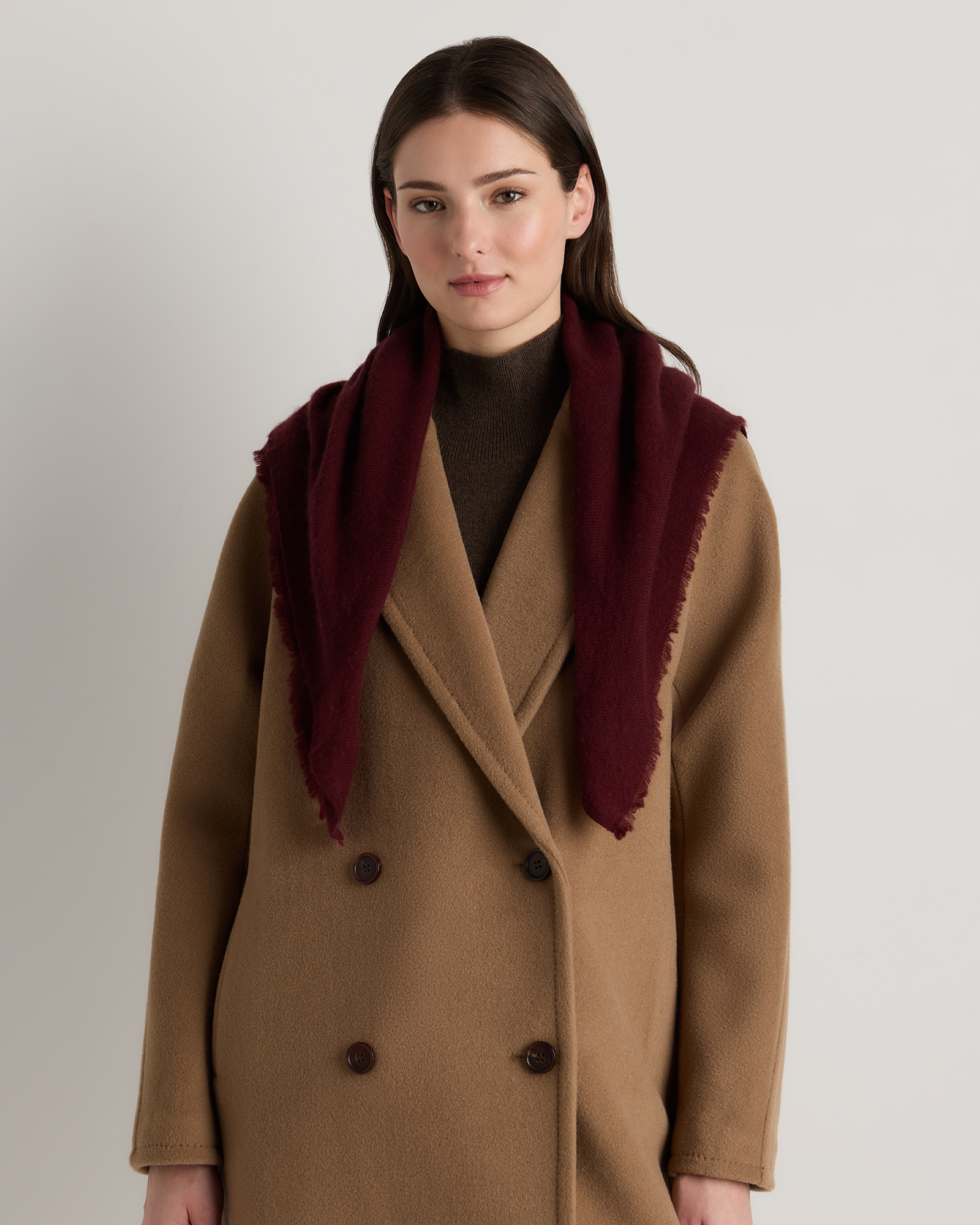 Mongolian Cashmere Square Scarf