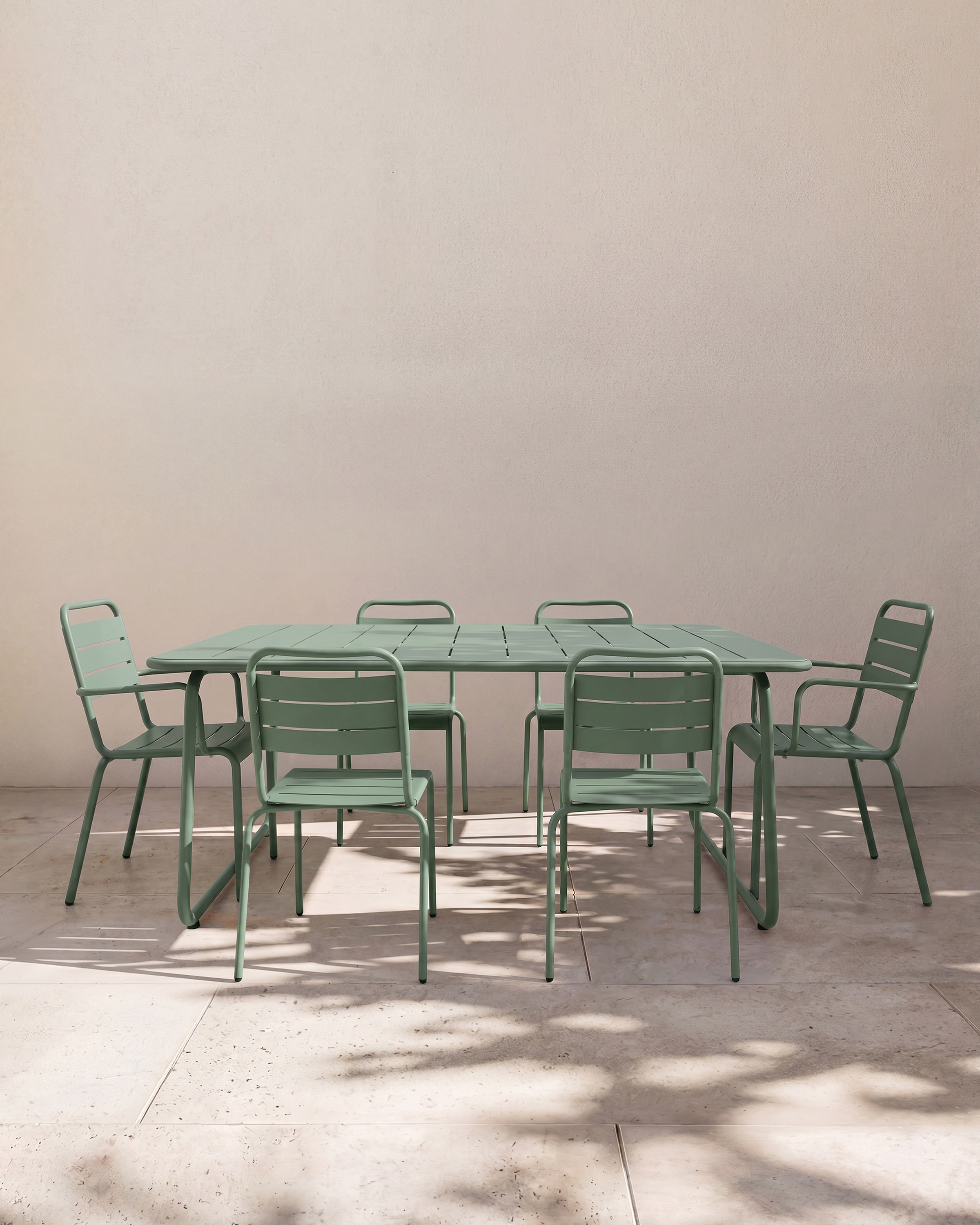 Powder-Coated Aluminum Outdoor Dining Set