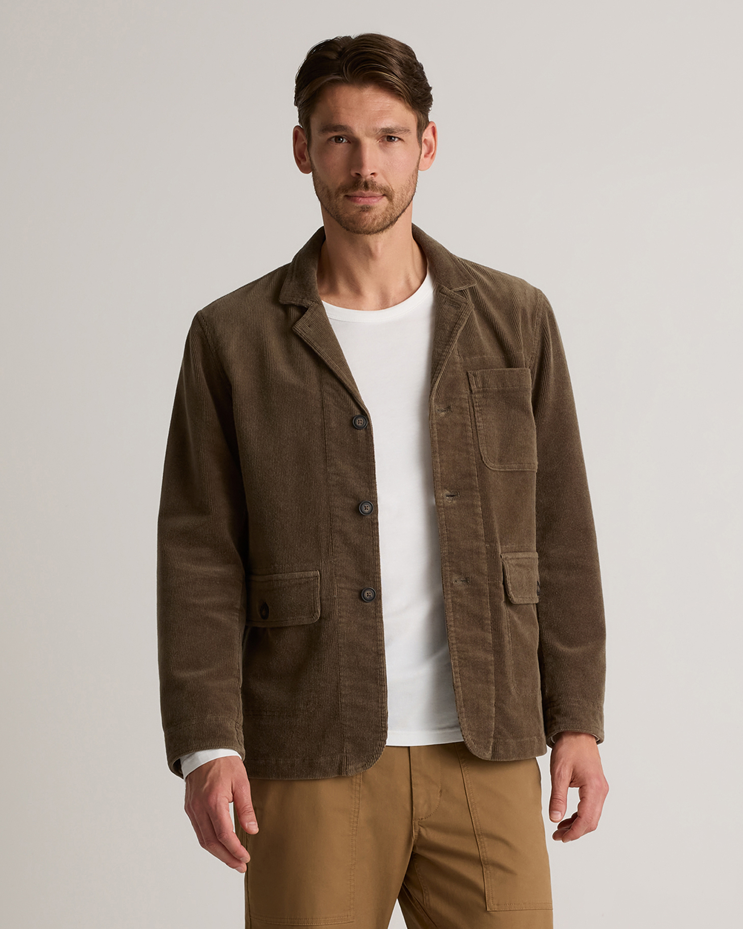 Organic Stretch Corduroy Chore Jacket