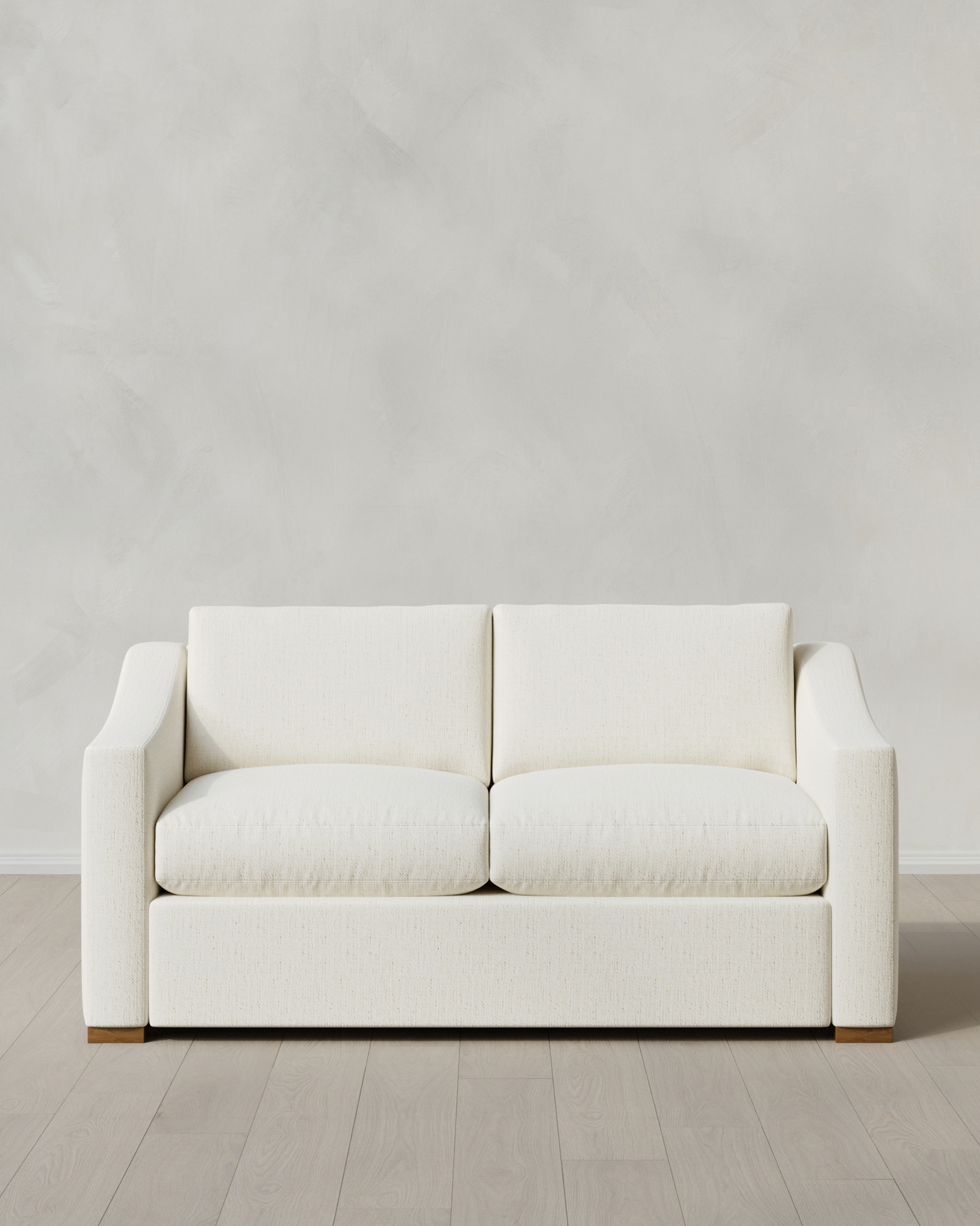 Hollis Slope Arm Sofa in Performance Chenille Linen Blend
