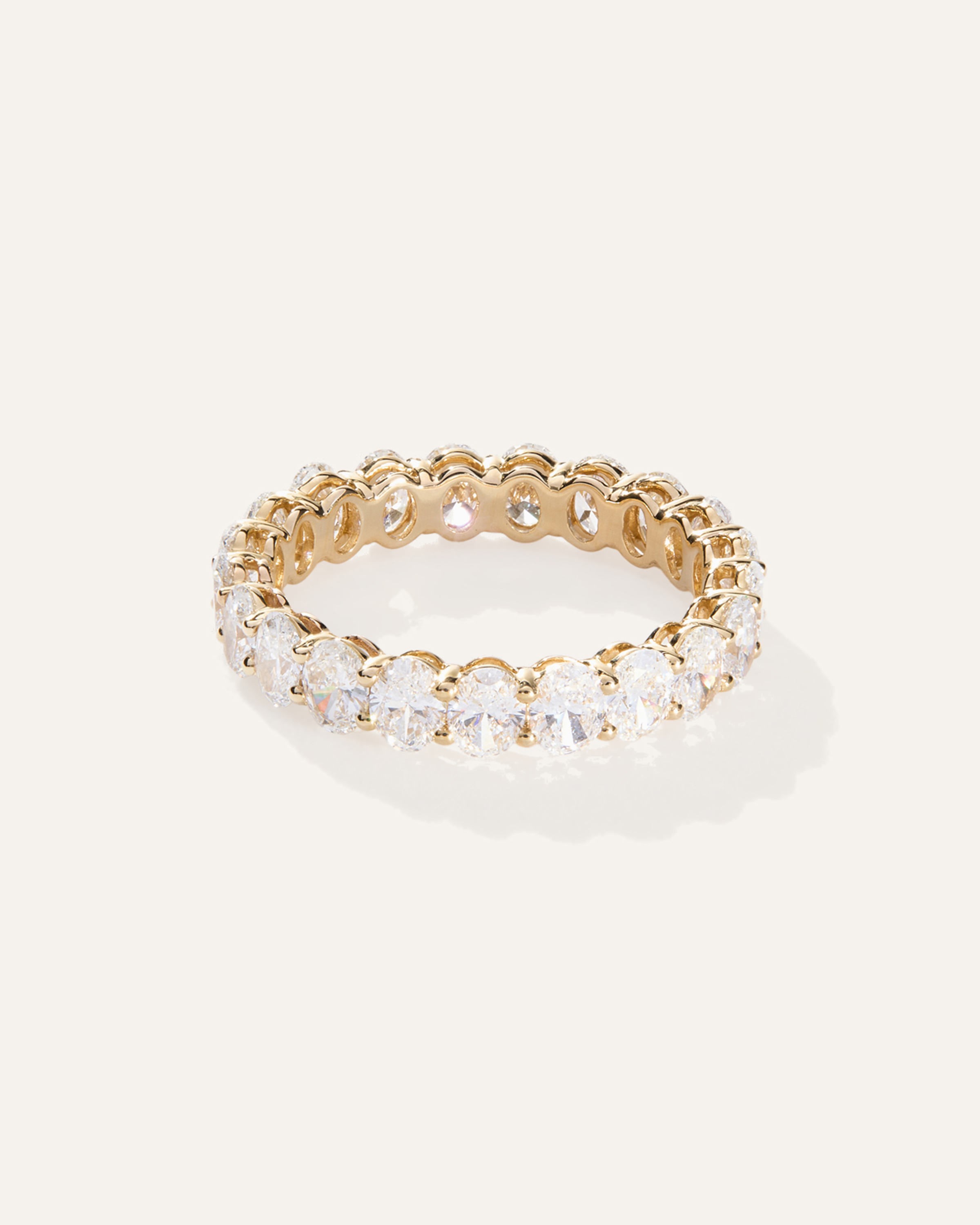 Lab Grown Diamond Oval Eternity Band