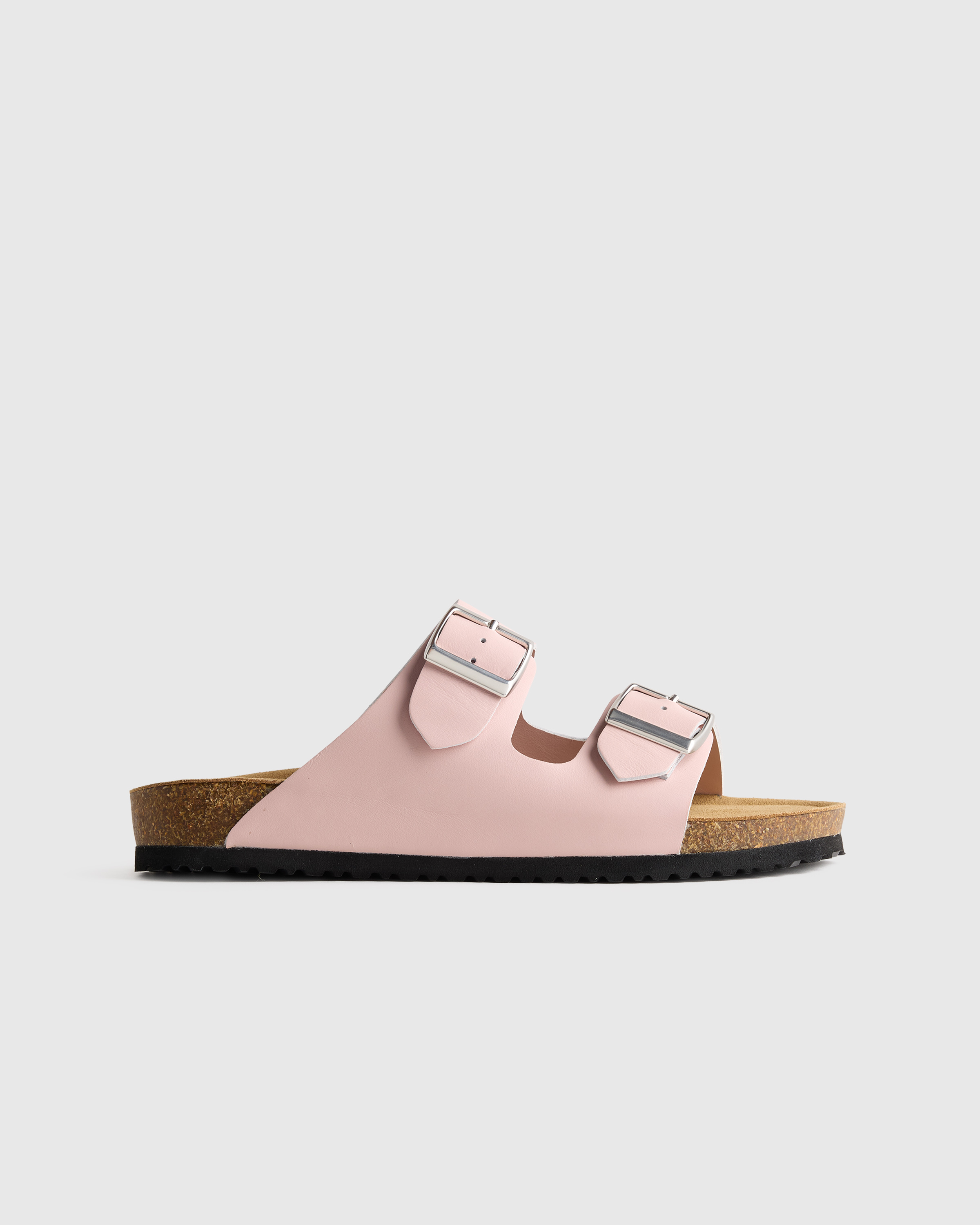 Nappa Leather Double Buckle Slide