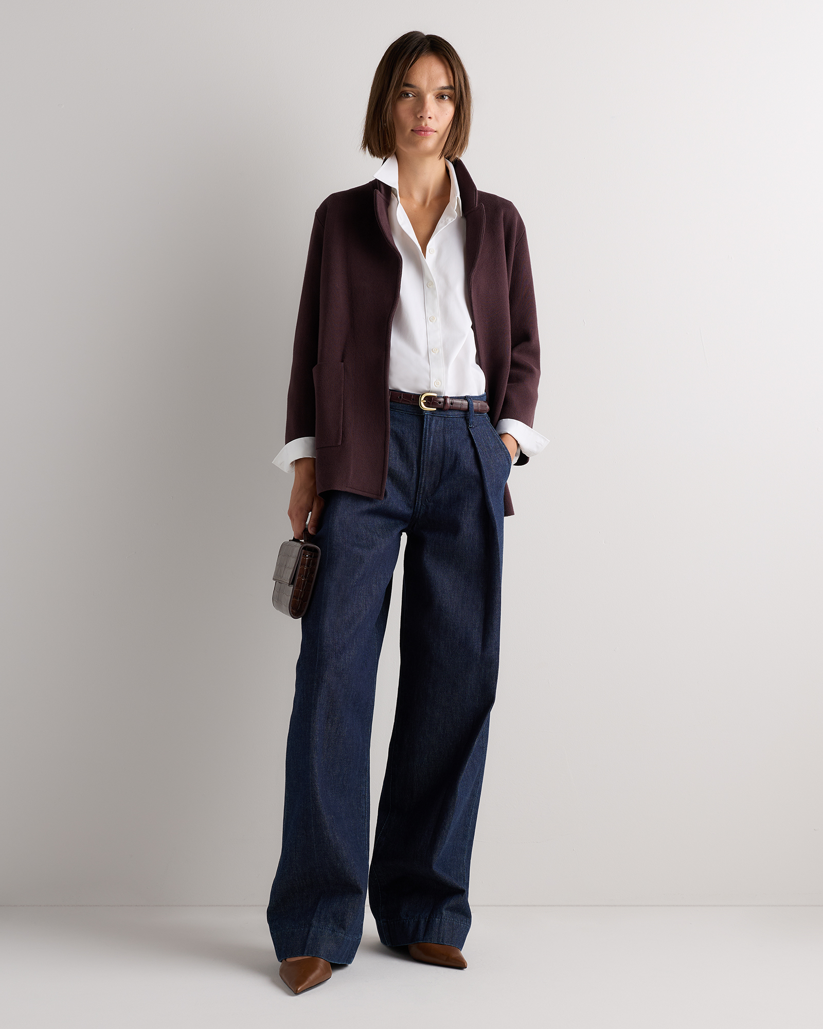100% Organic Cotton Knit Blazer