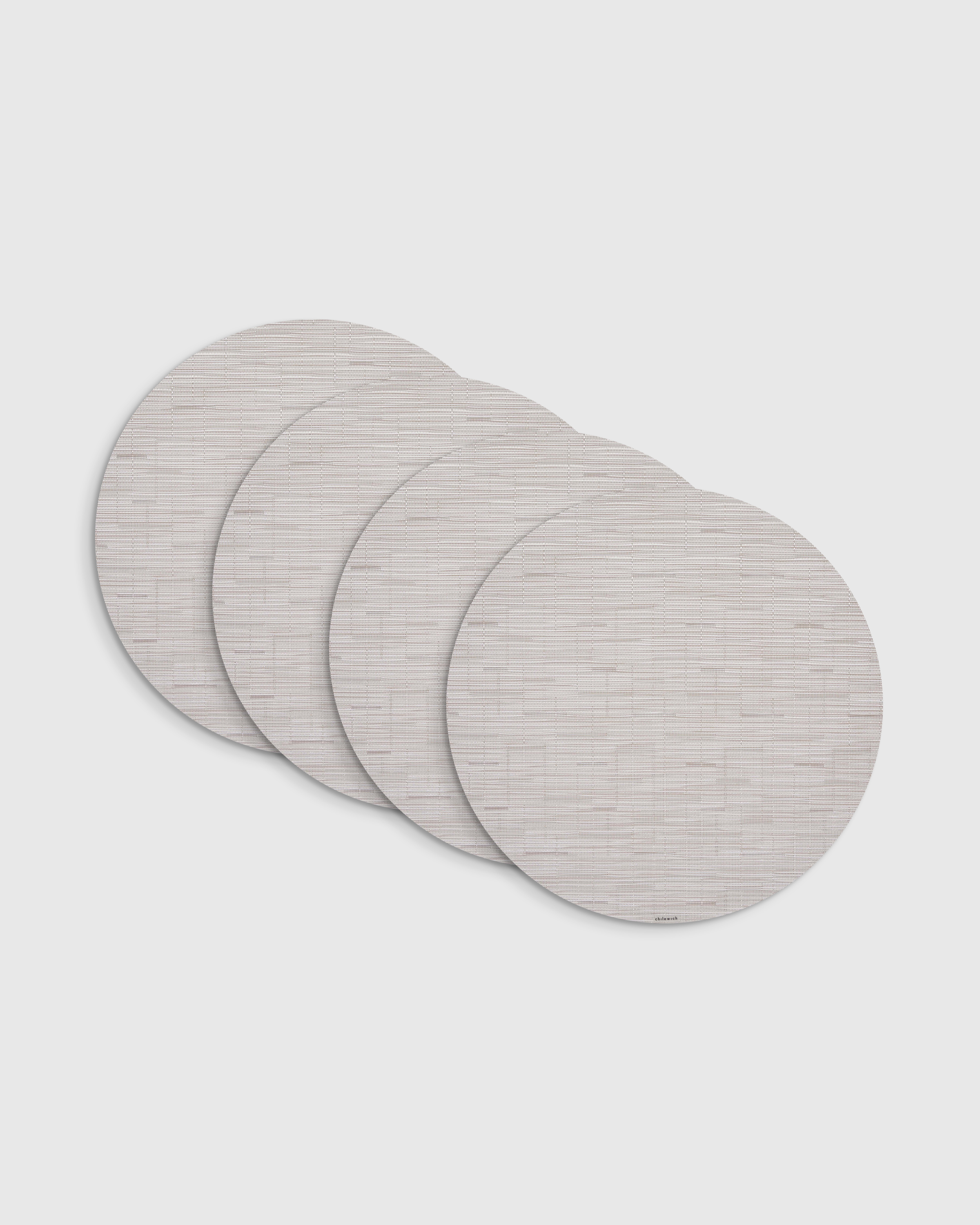 Bamboo Easy-Care Round Placemat, Set of 4 by Chilewich