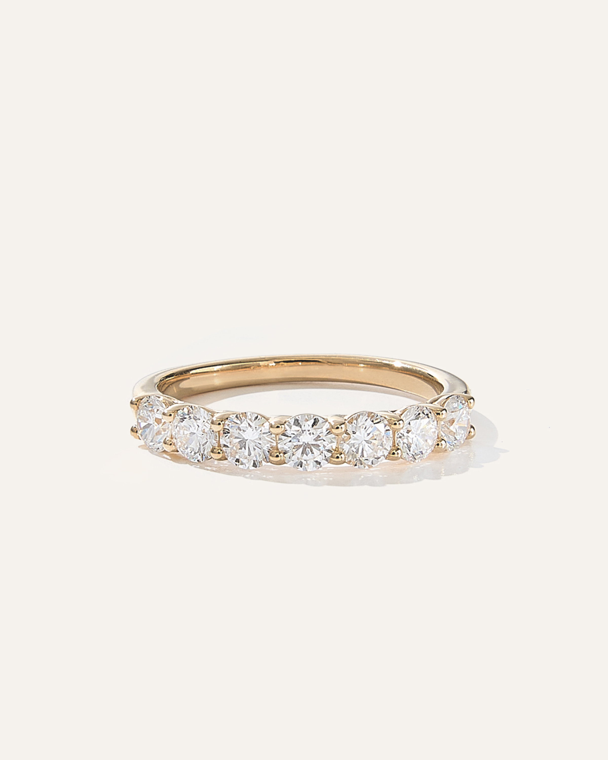 Lab Grown Diamond Round Seven Stone Band