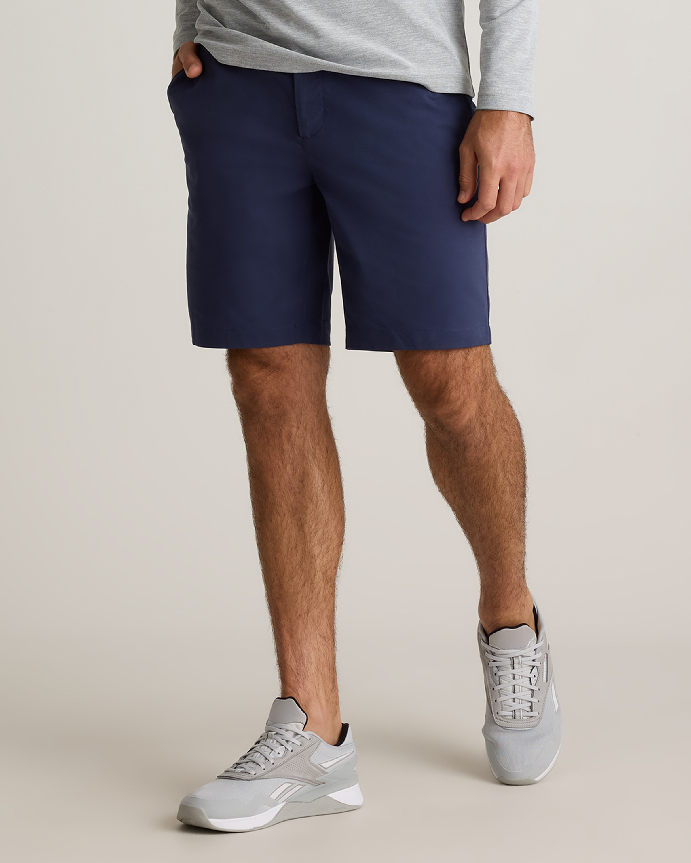 Organic Cotton Coolmax® Chino Shorts - 9"