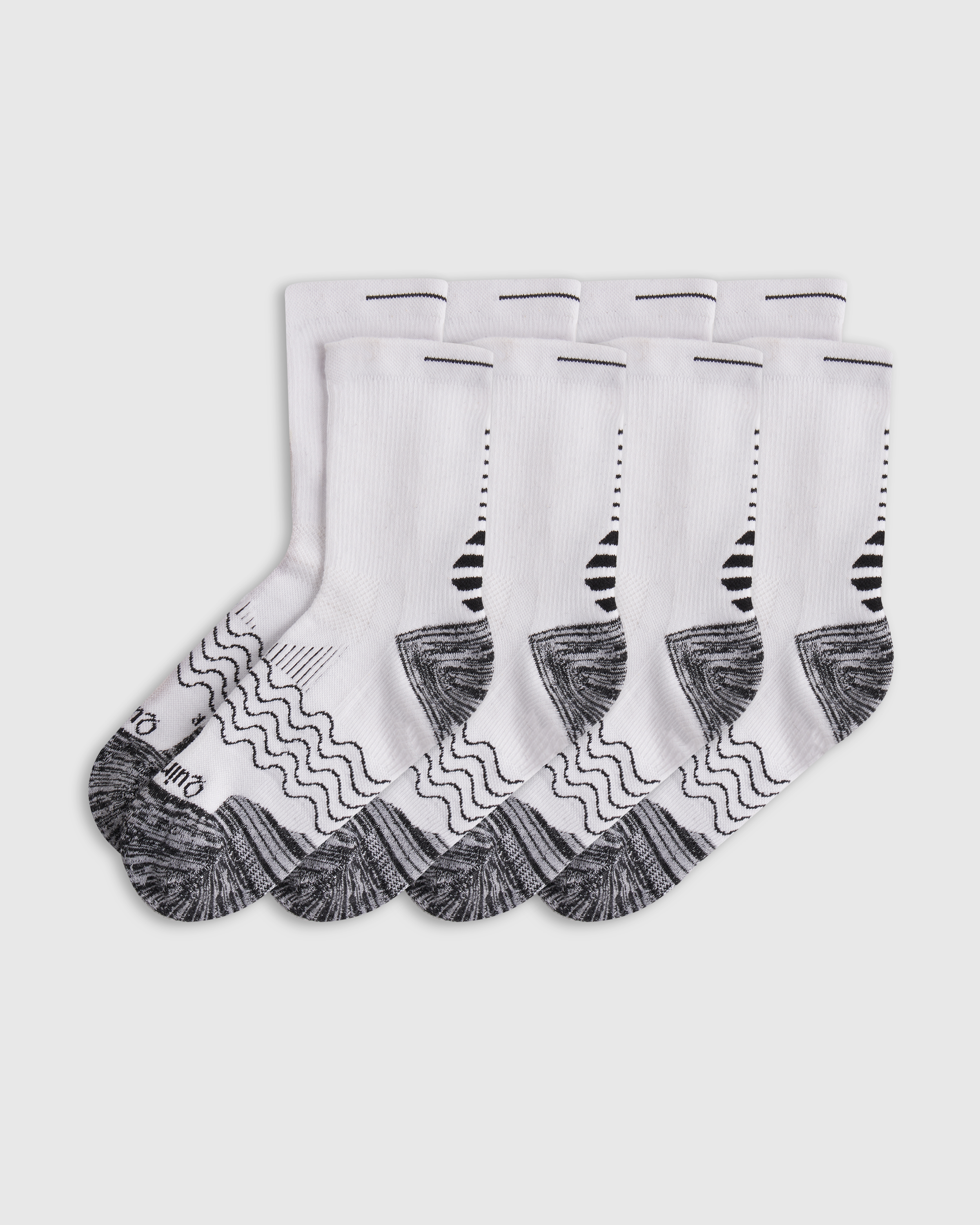 Performance Running Crew Socks (4-Pack)