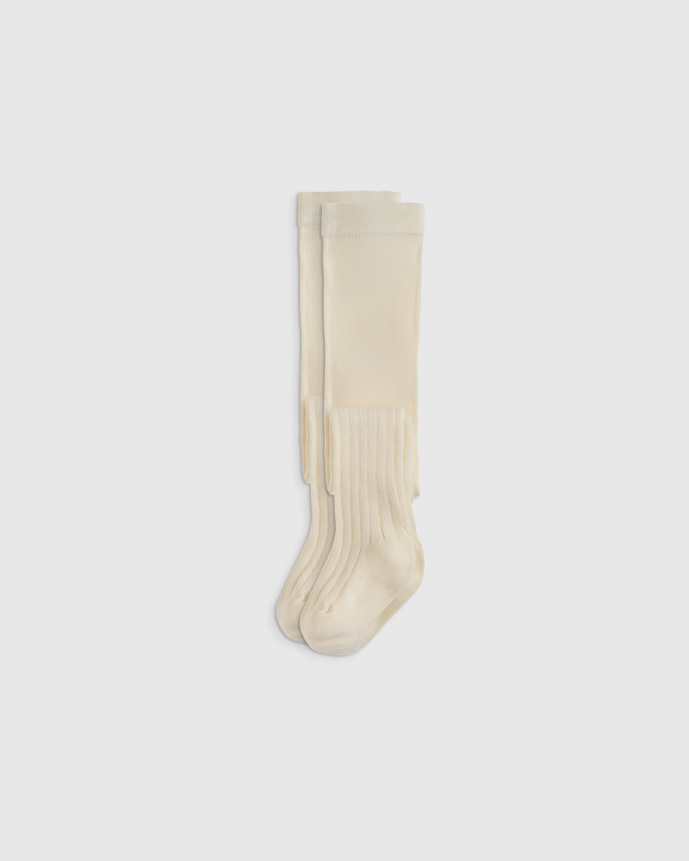 Organic Cotton Rib Tights (2-pack)