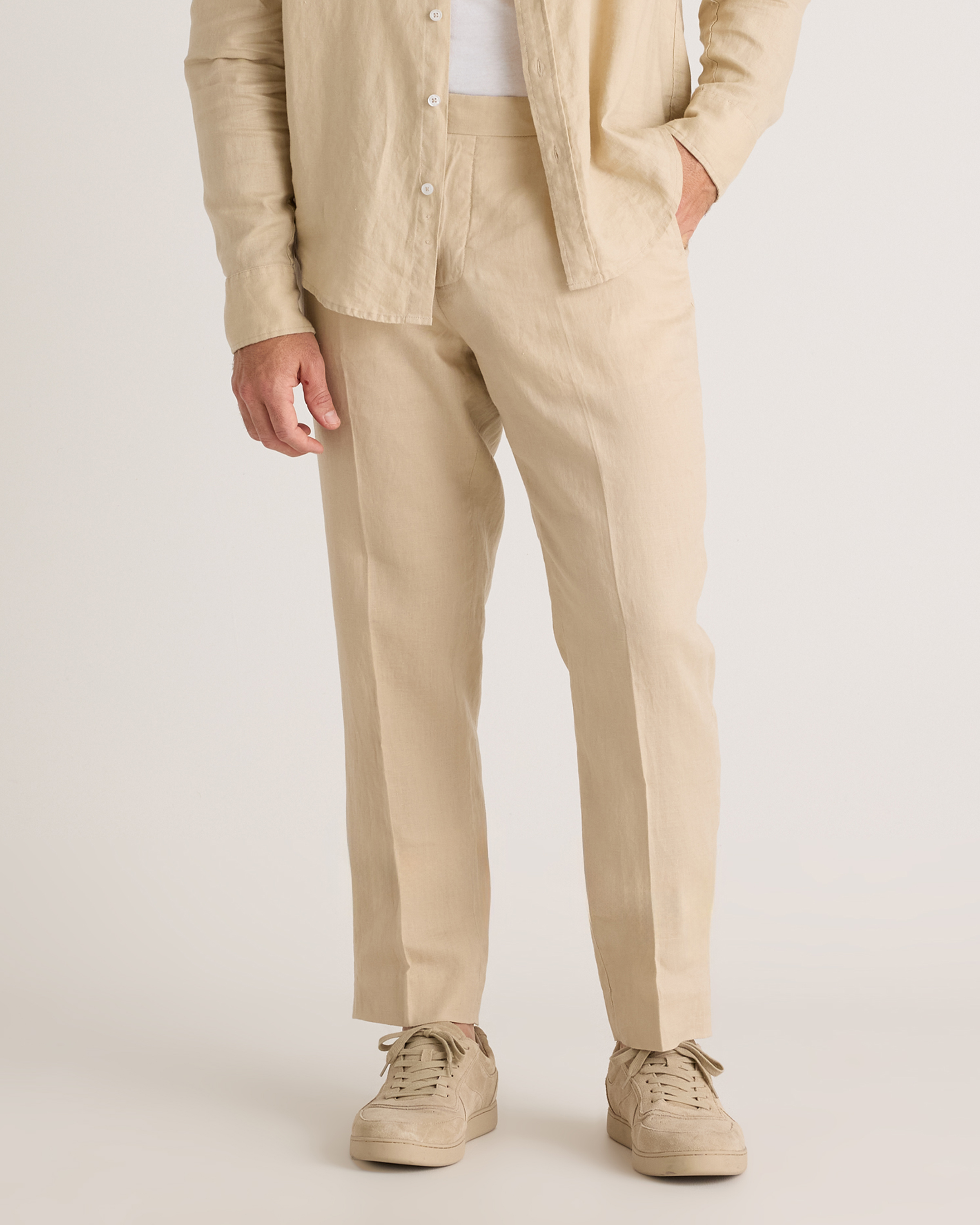 100% European Linen Dress Pants