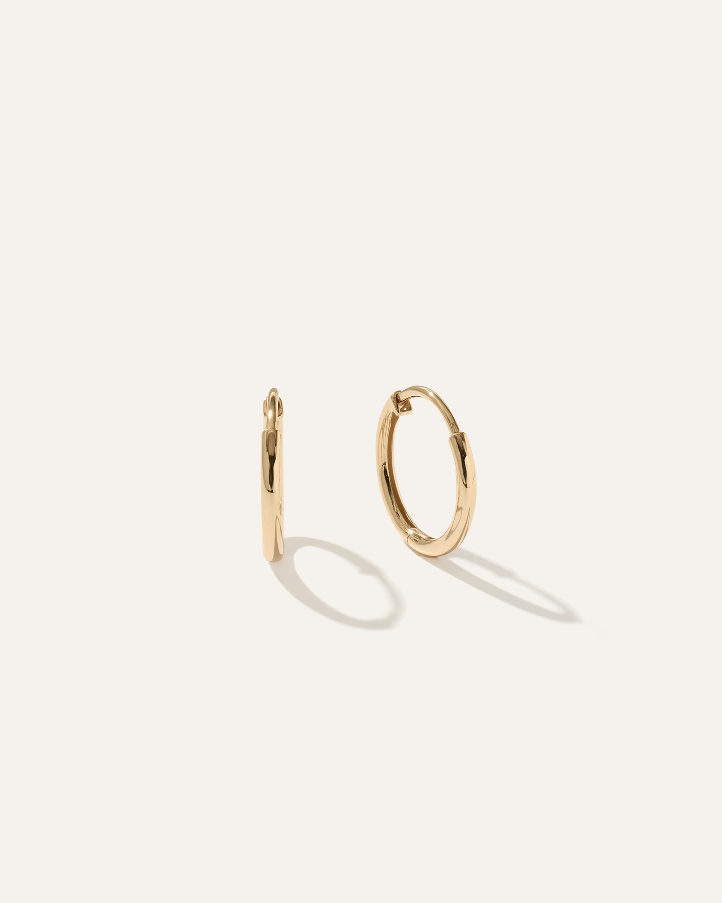 14K Gold Classic Hoops