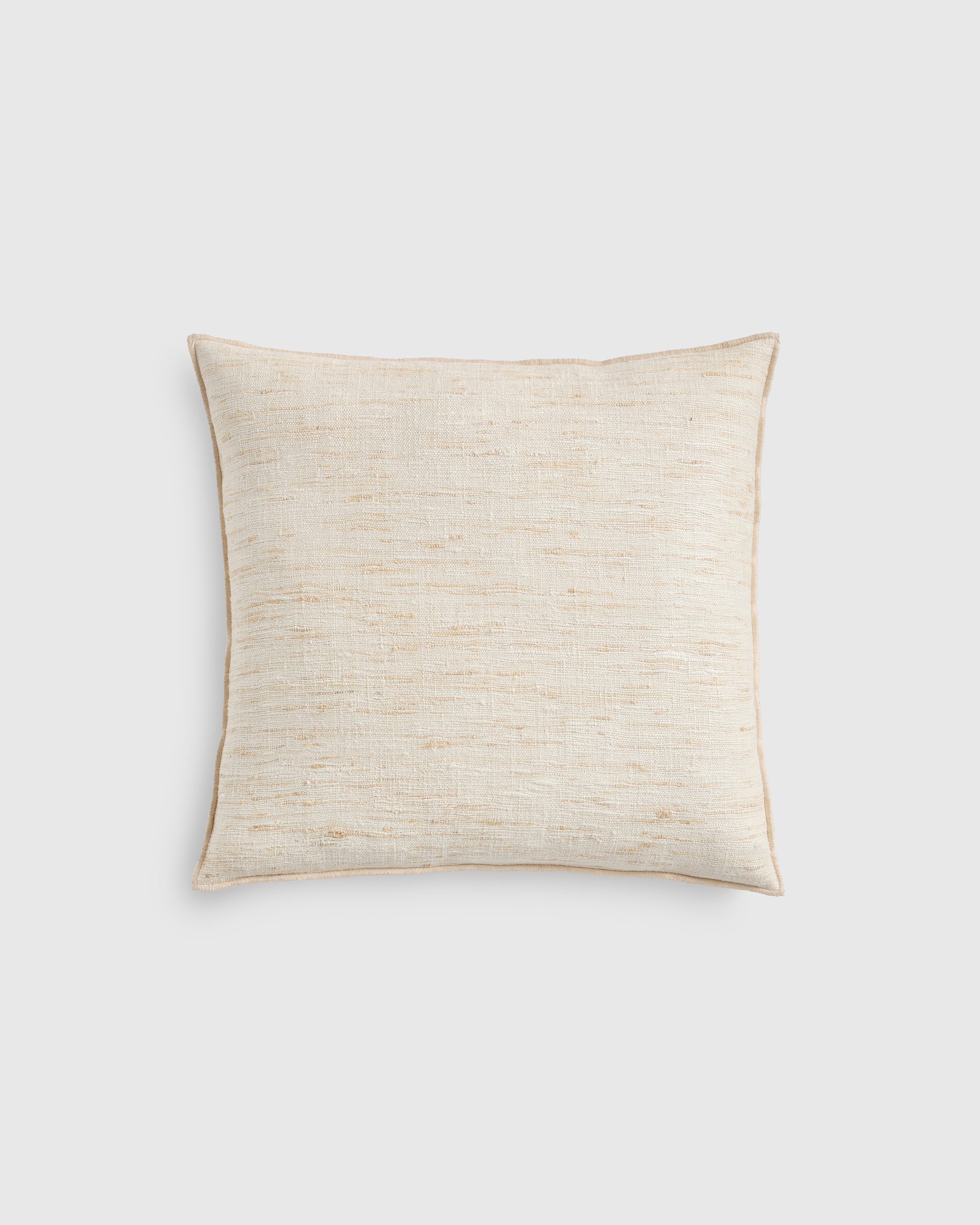 Raw Silk Textured Pillow Cover