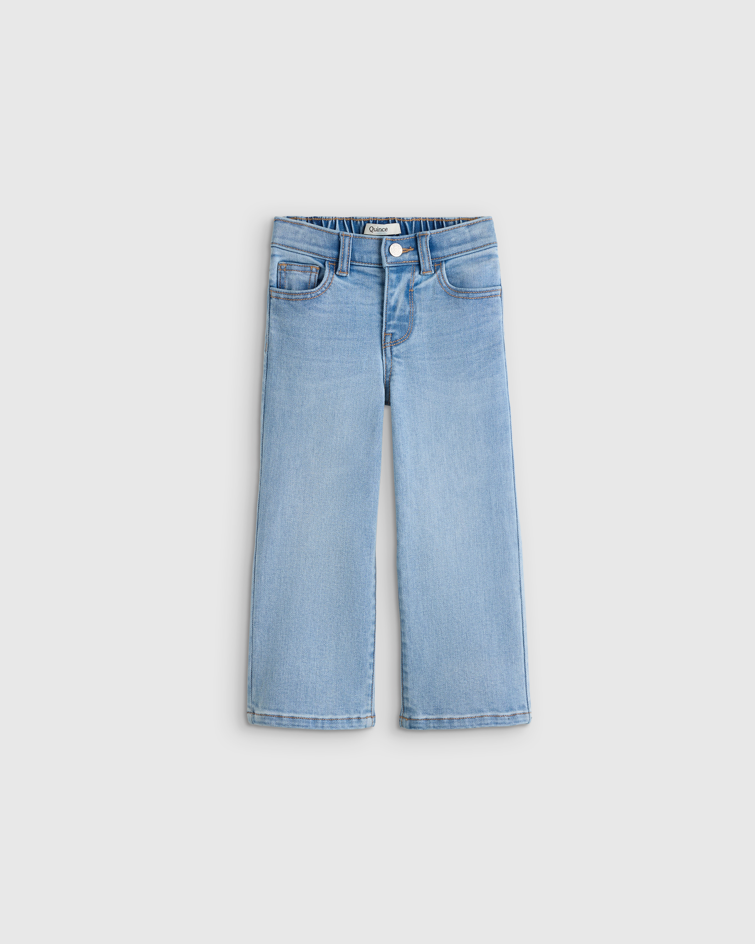 Girls Stretch Wide Leg Jeans