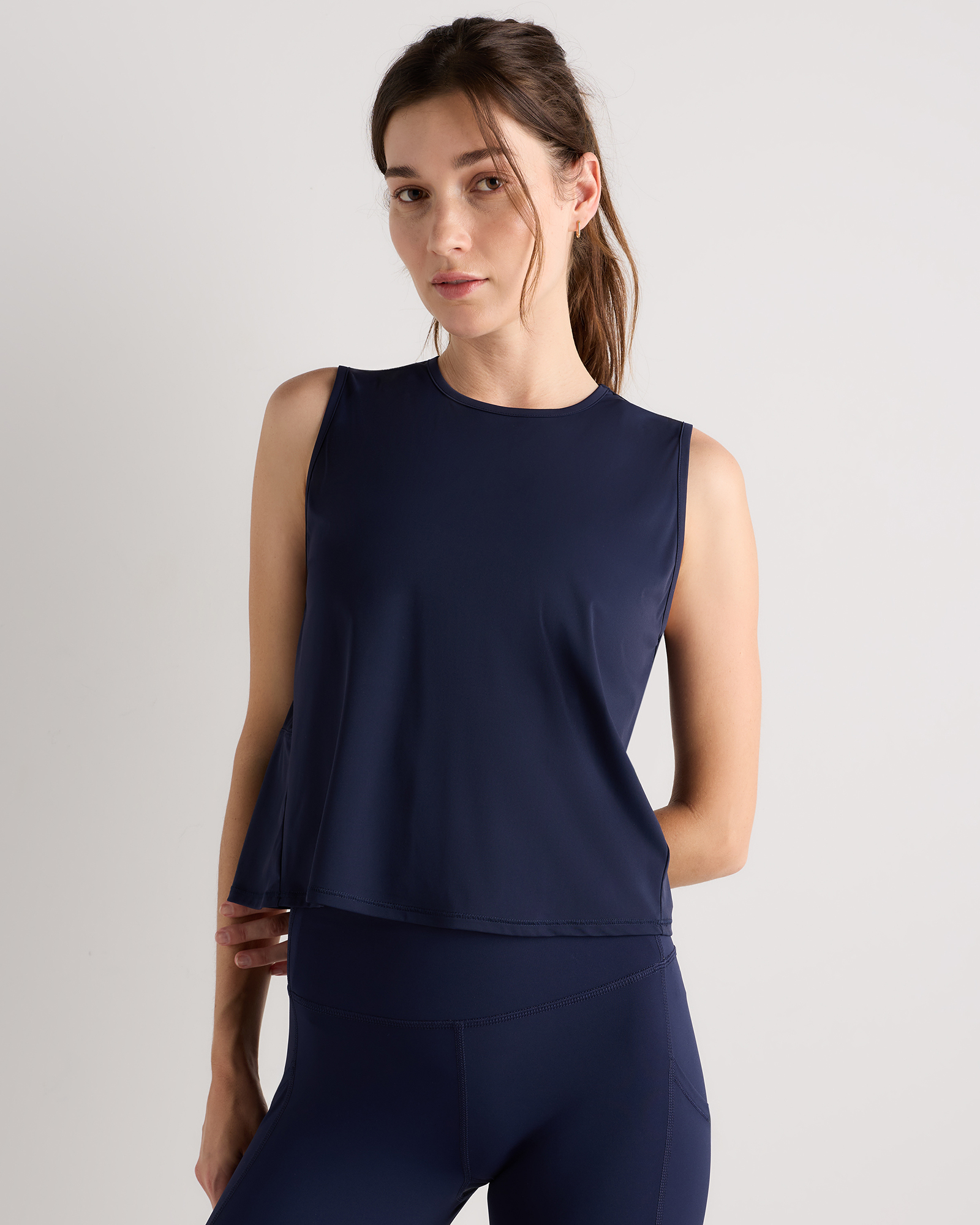 Essential Run Cropped Muscle Tank