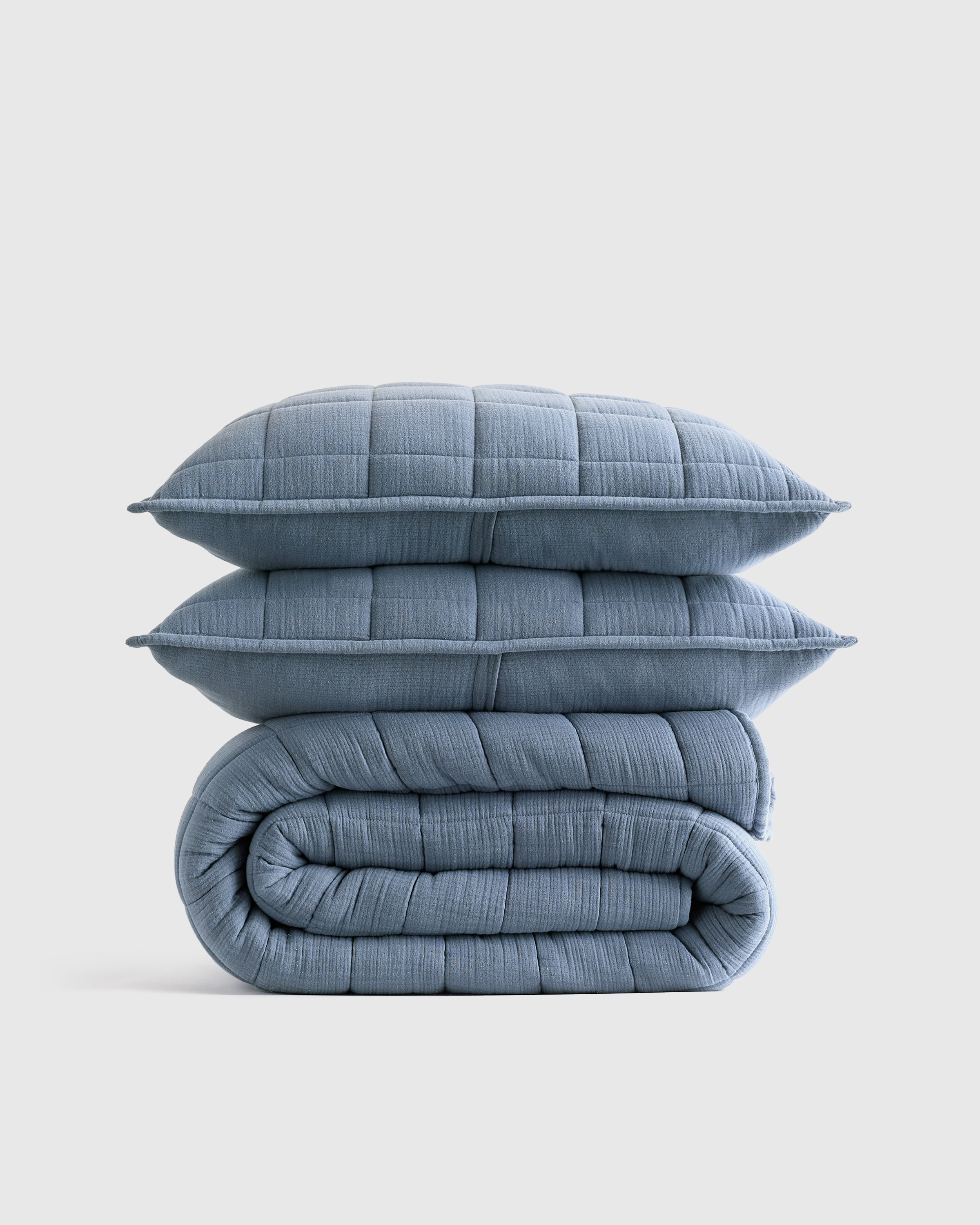 Organic Cotton Gauze Box Quilt Set