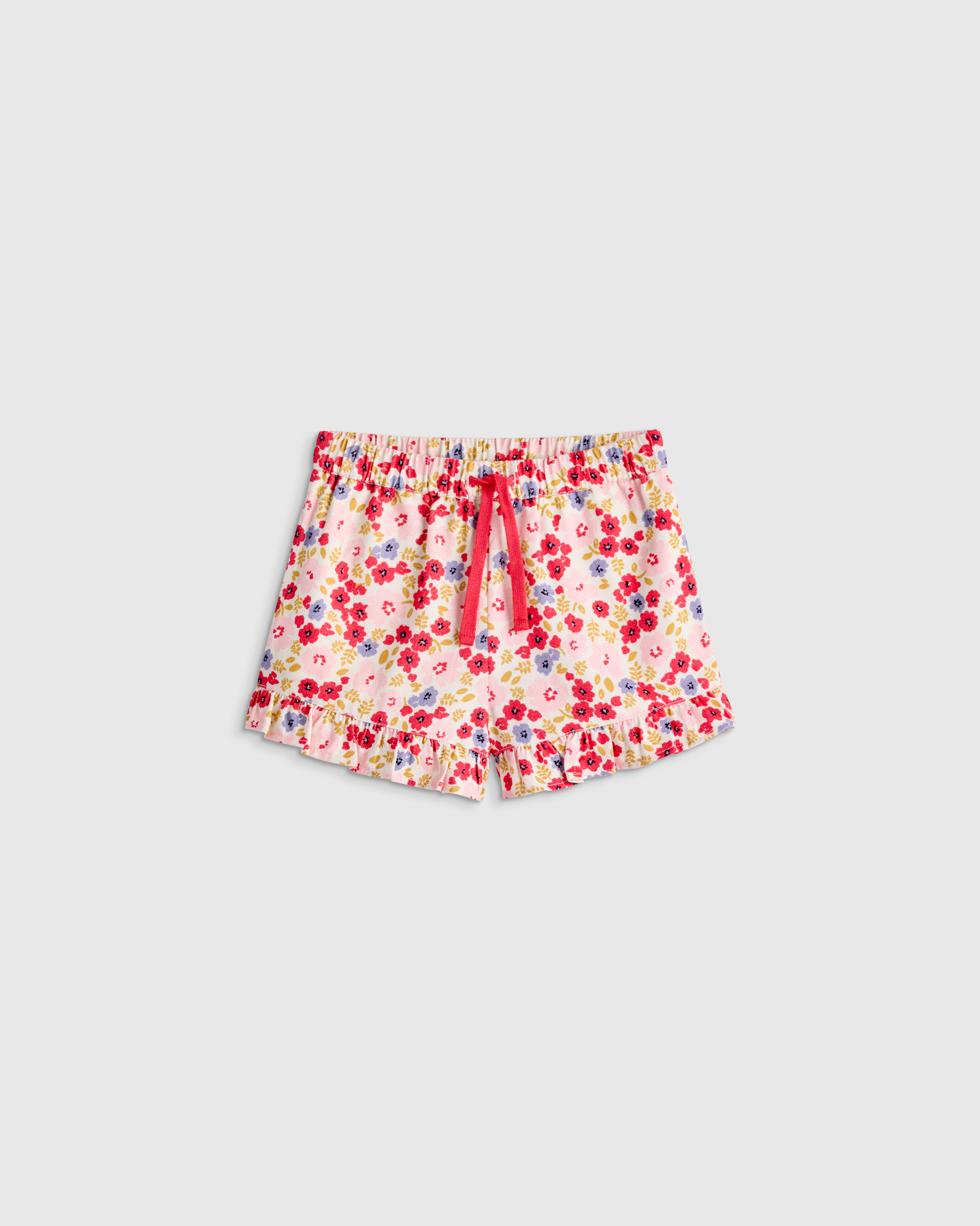 Girls Ruffle Hem Woven Short