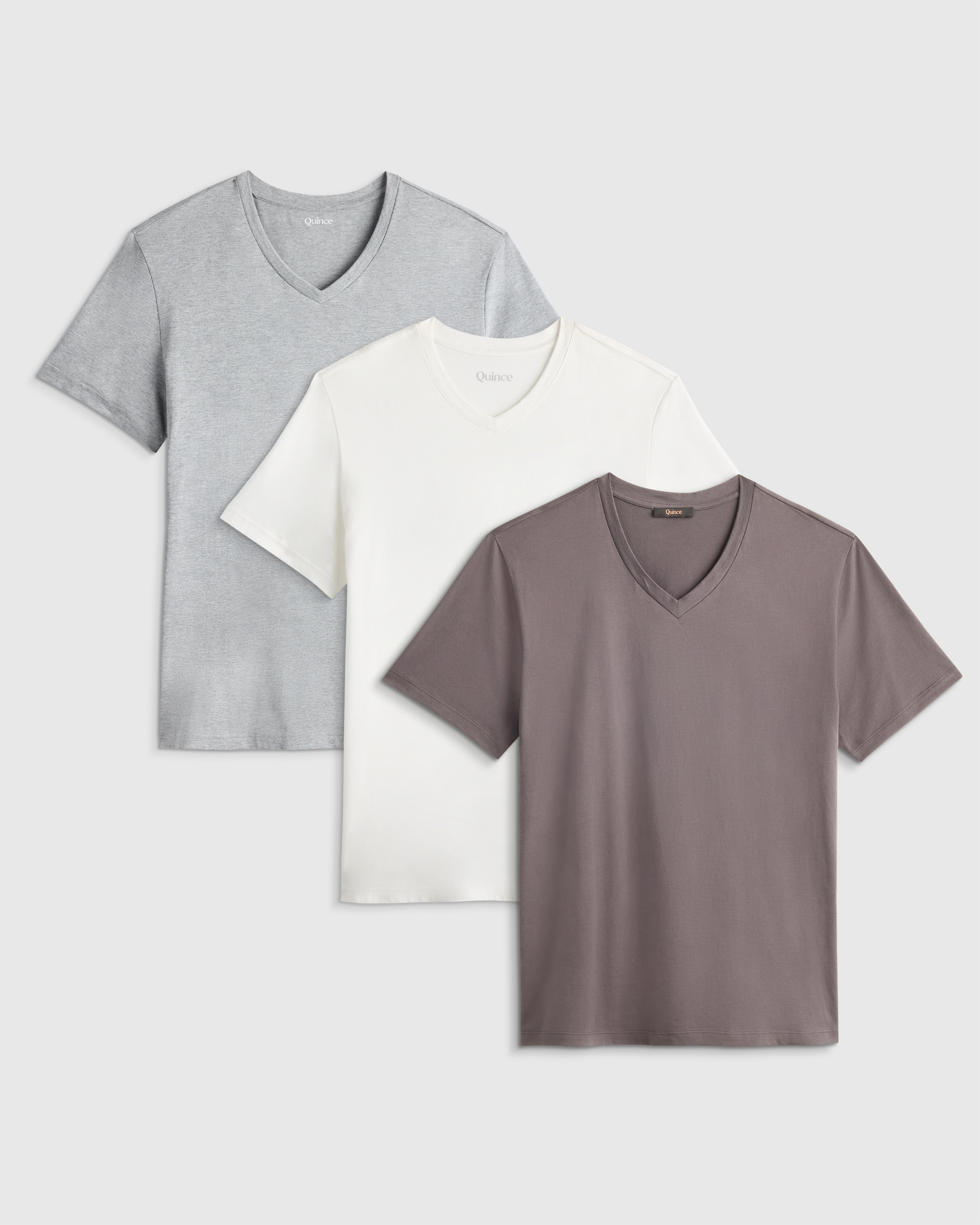 Men's Cotton Modal V-Neck Tee 3 Pack Bundle