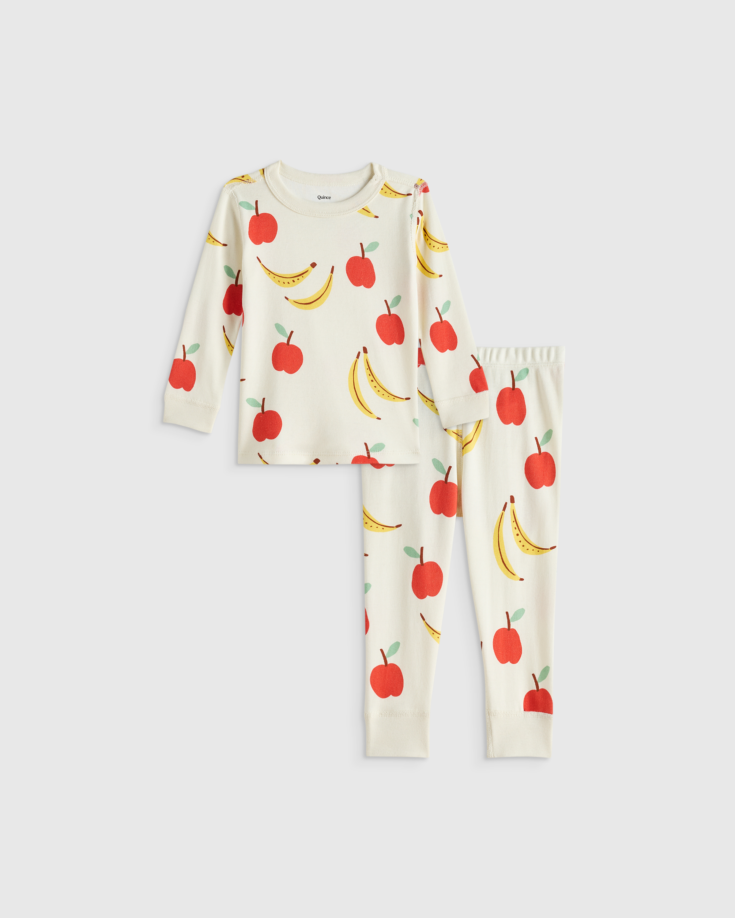 100% Organic Cotton Long Sleeve and Pant Pajama Set