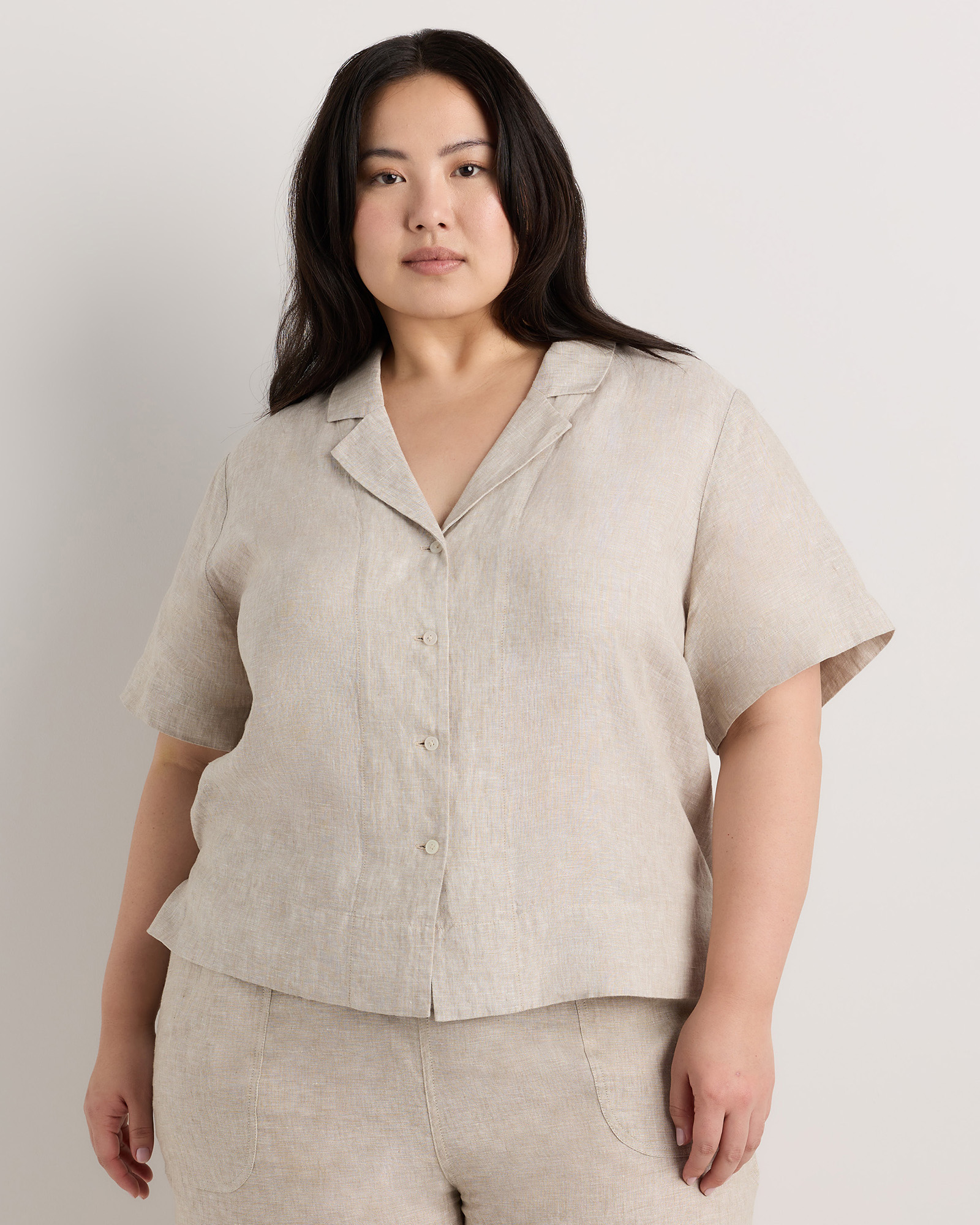 100% European Linen Short Sleeve Shirt