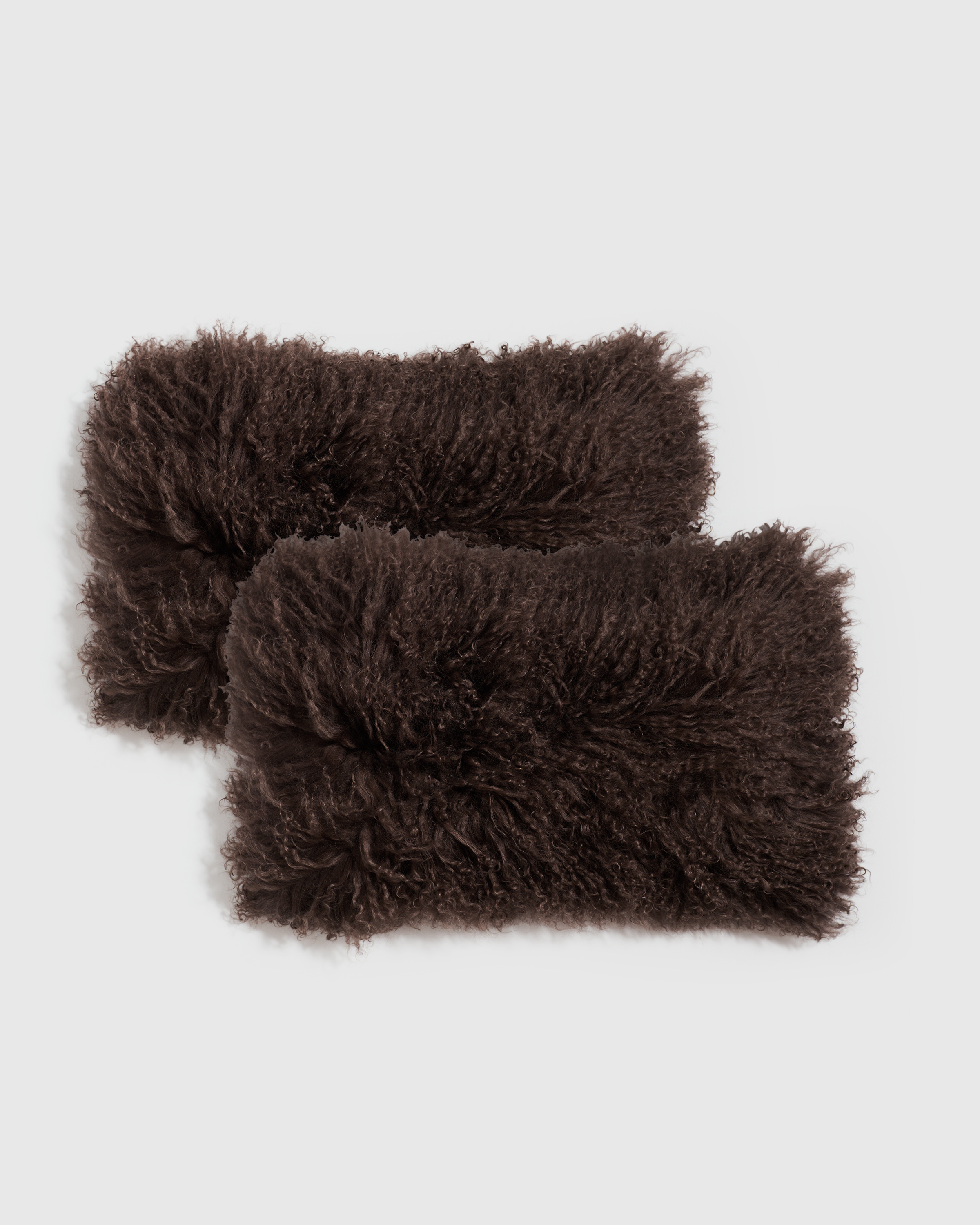 Luxe Mongolian Lamb Pillow Cover (Set of 2)