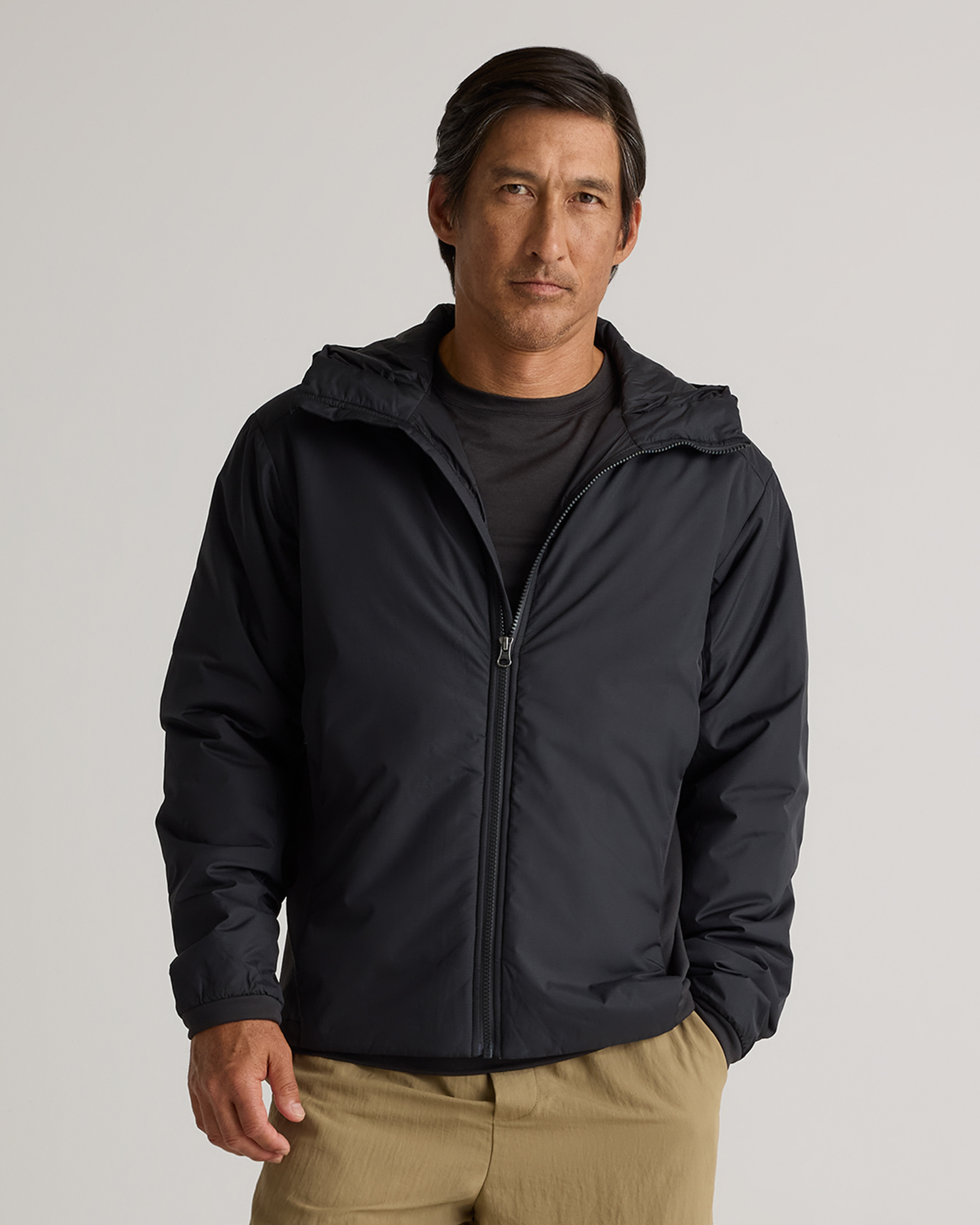 Hybrid Insulated Lightweight Hooded Jacket