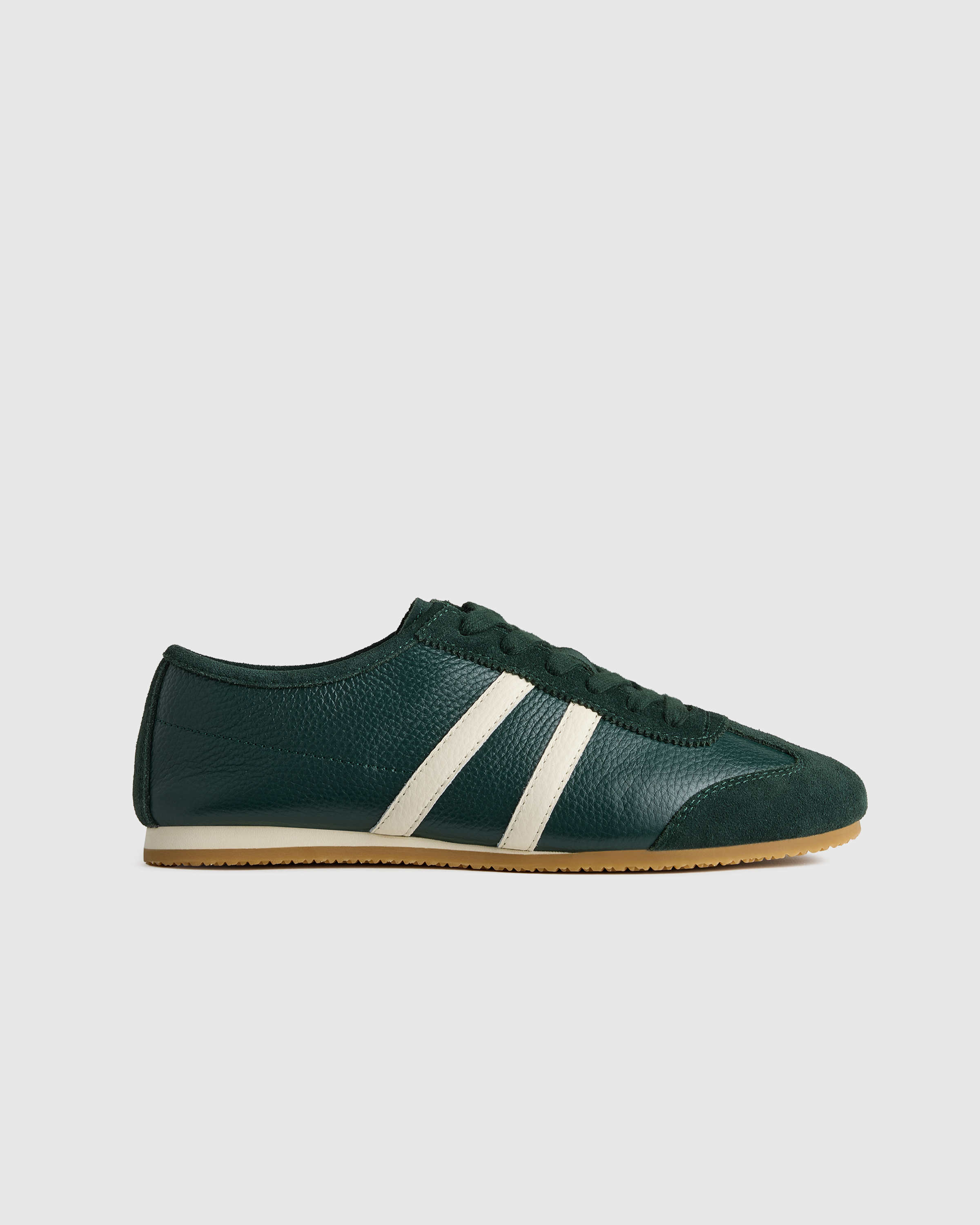 Italian Leather & Suede Low Profile Sneaker