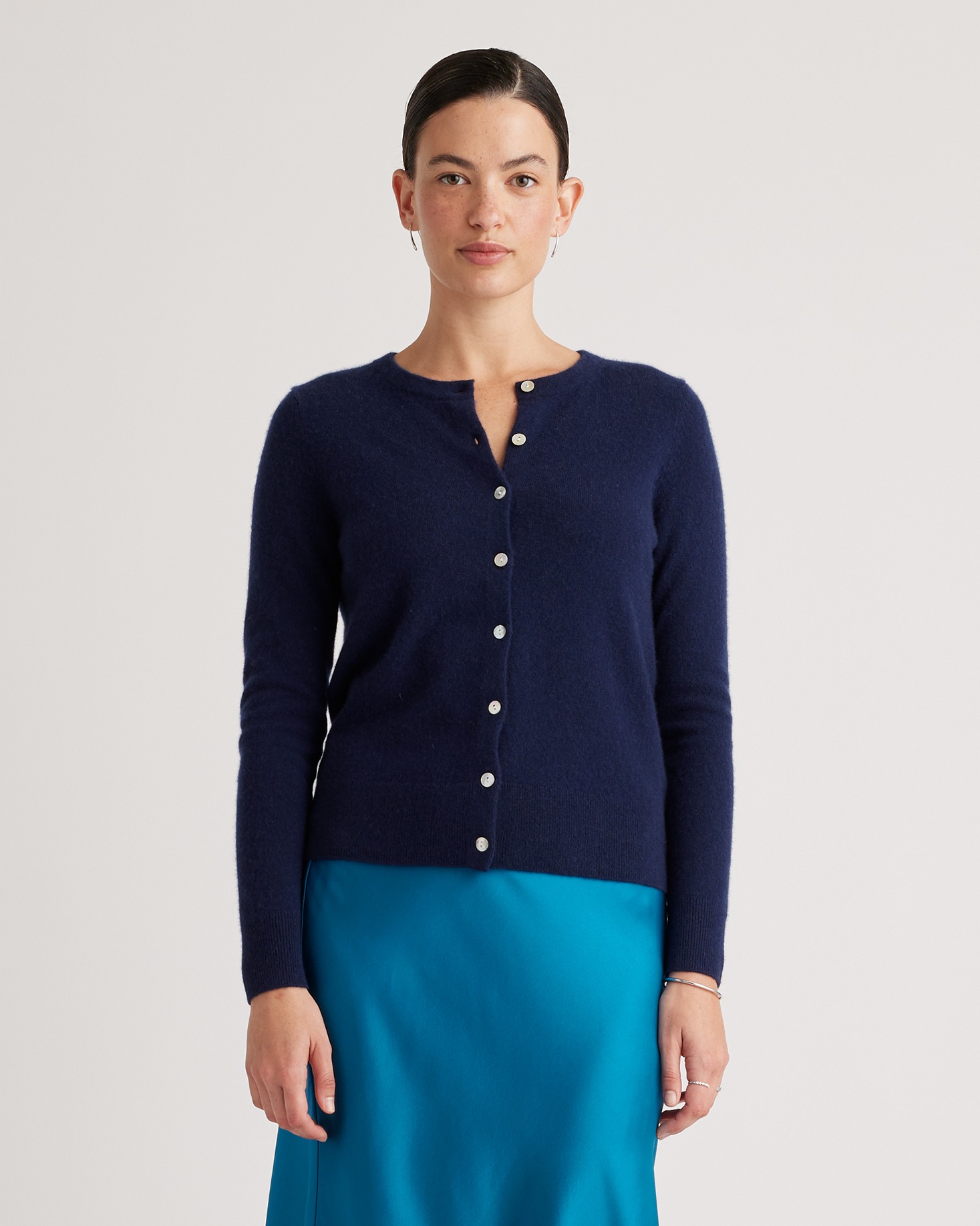 Mongolian Spring Cashmere Cardigan Sweater