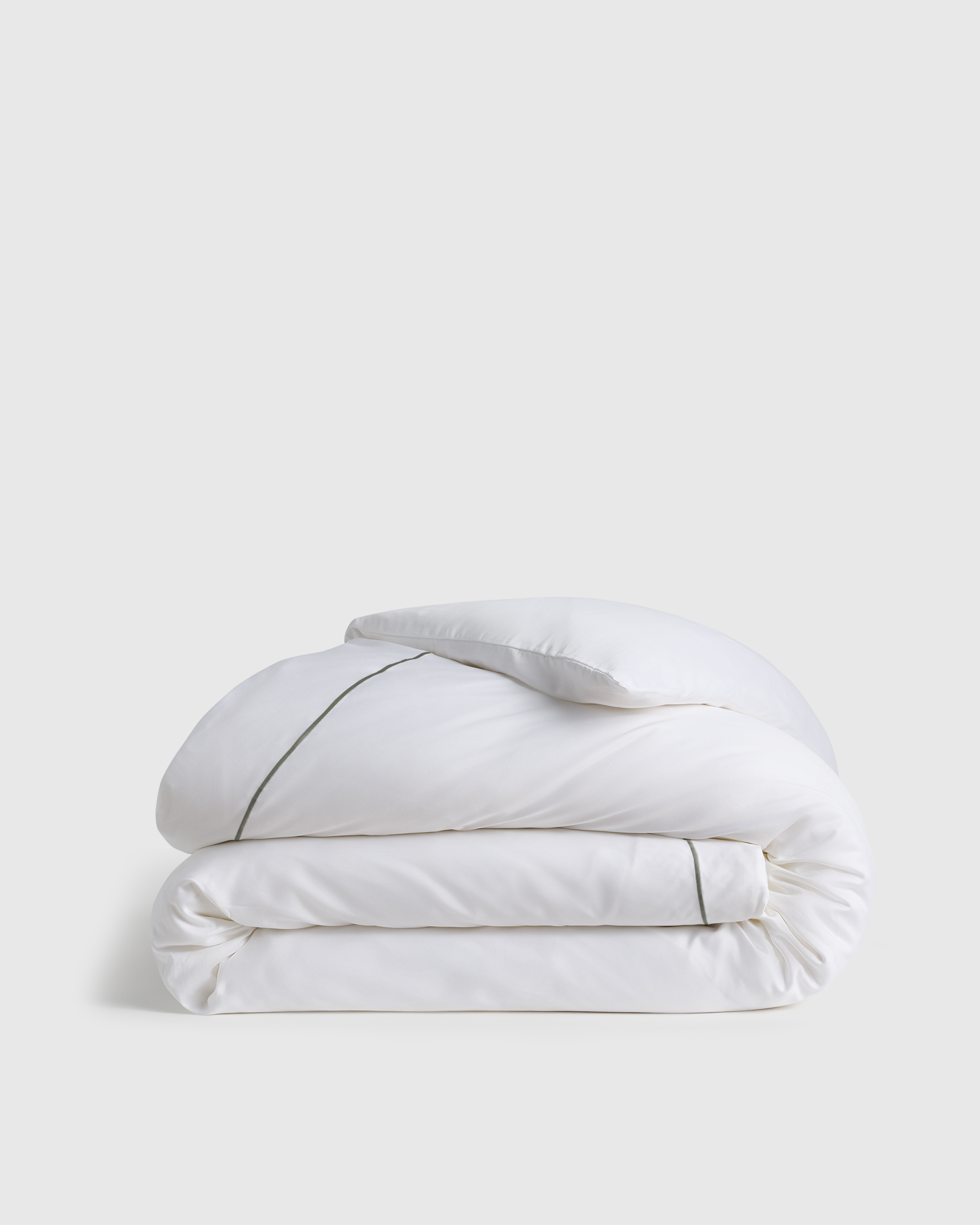 Signature Giza Cotton Sateen Embroidered Duvet Cover