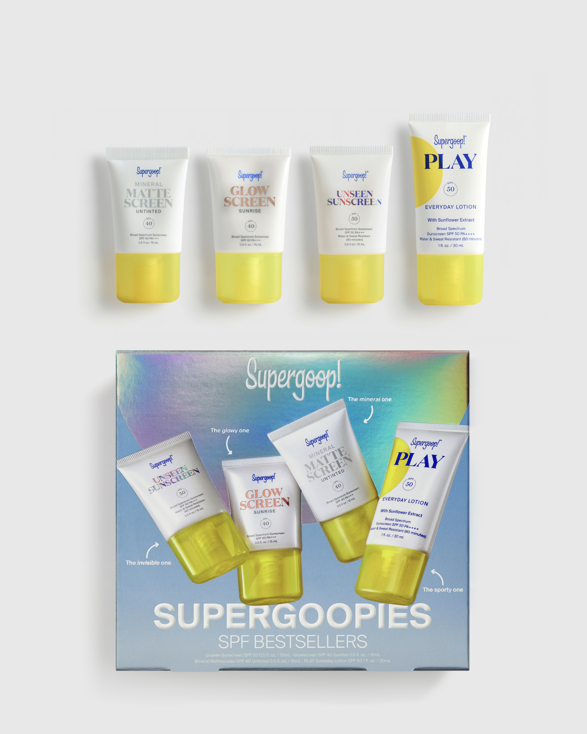 Supergoopies SPF Bestsellers Kit by Supergoop!