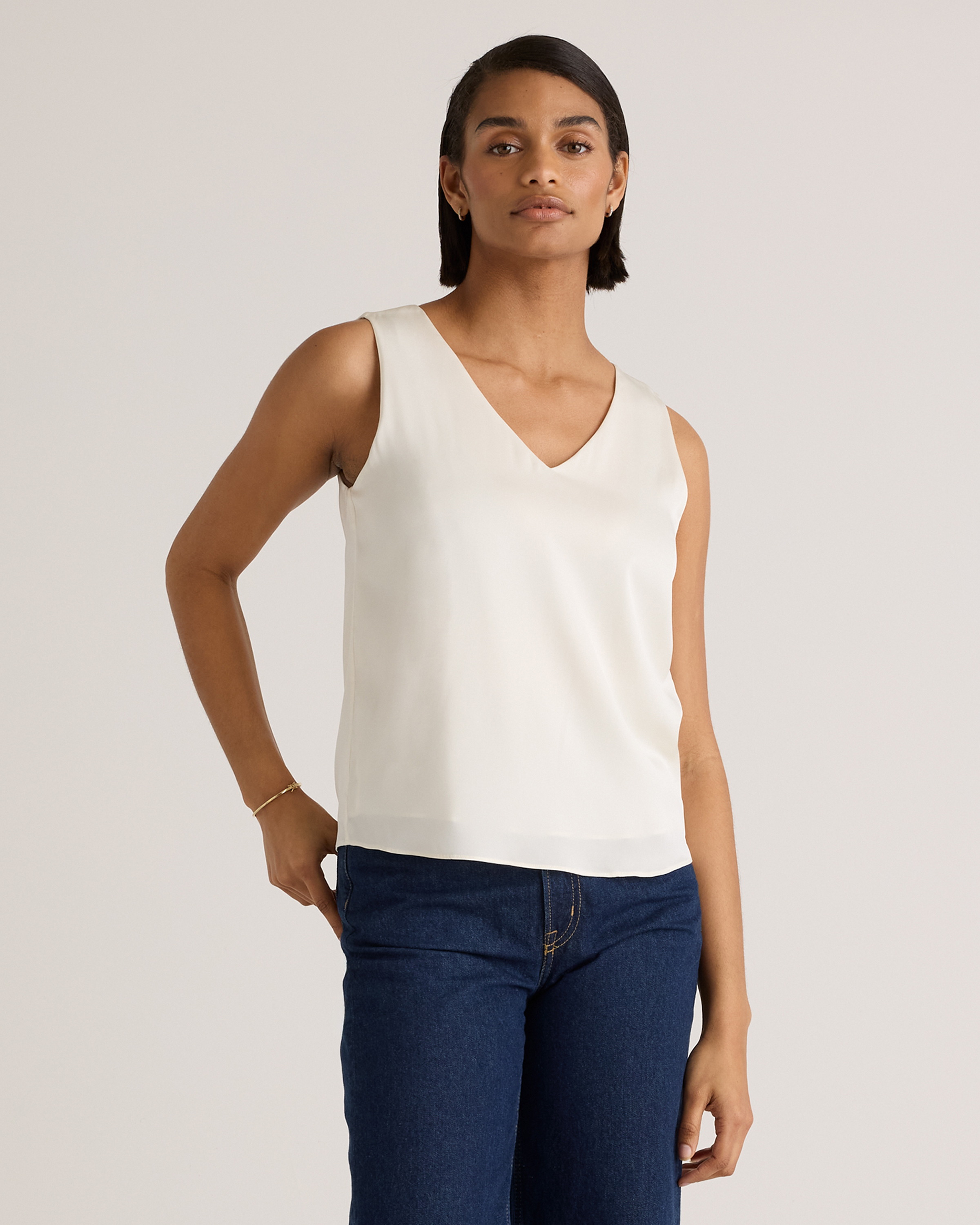Washable Stretch Silk Tank