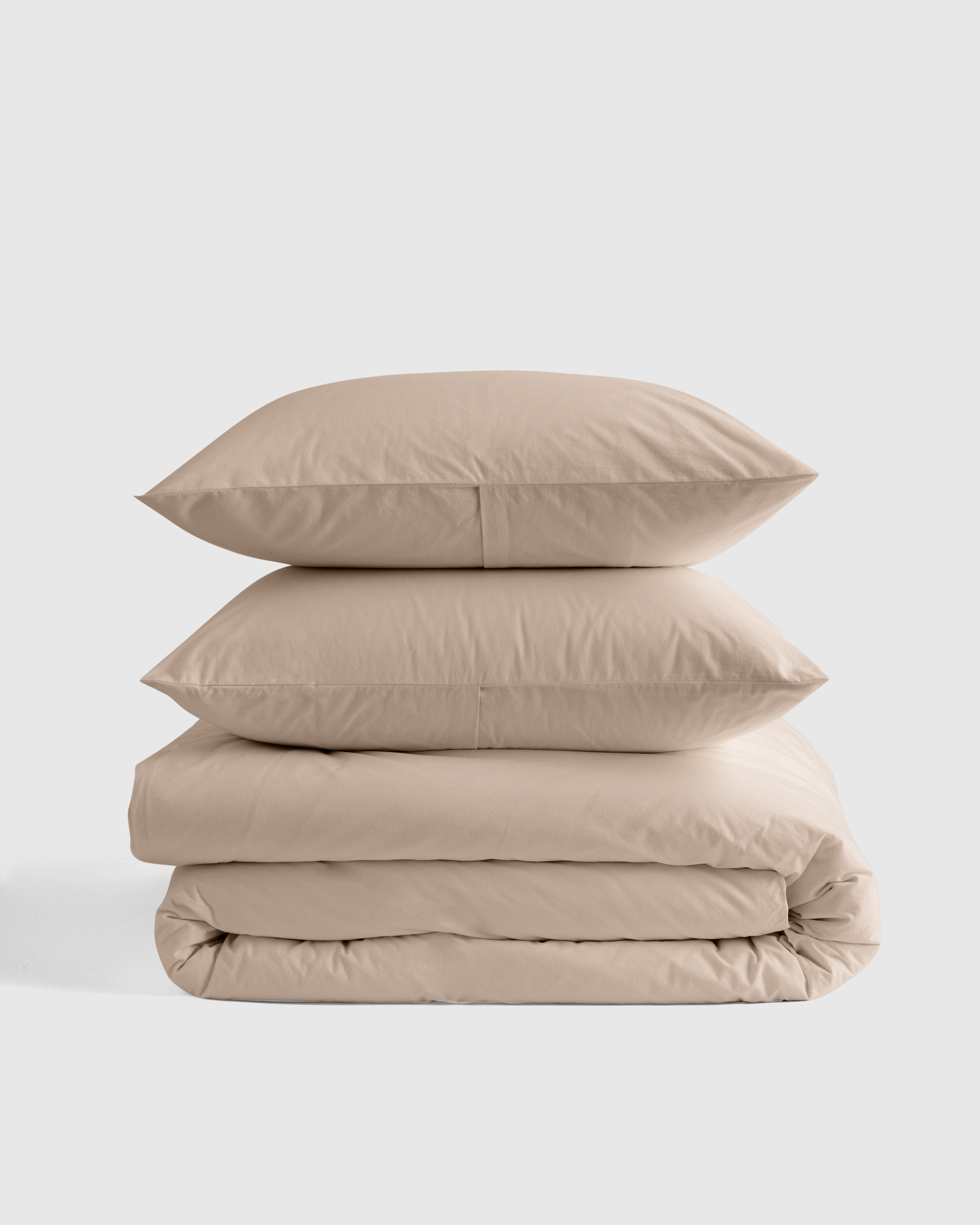 Organic Brushed Cotton Duvet Cover Set