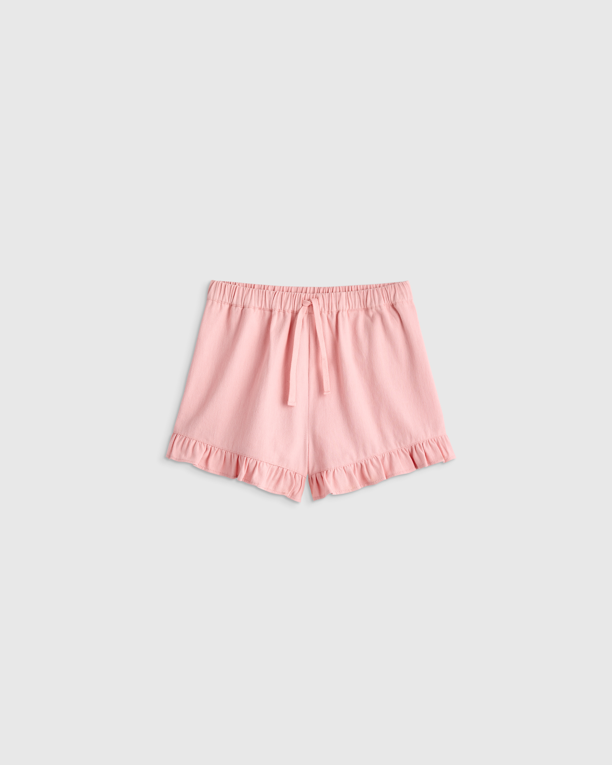 Girls Ruffle Hem Woven Short