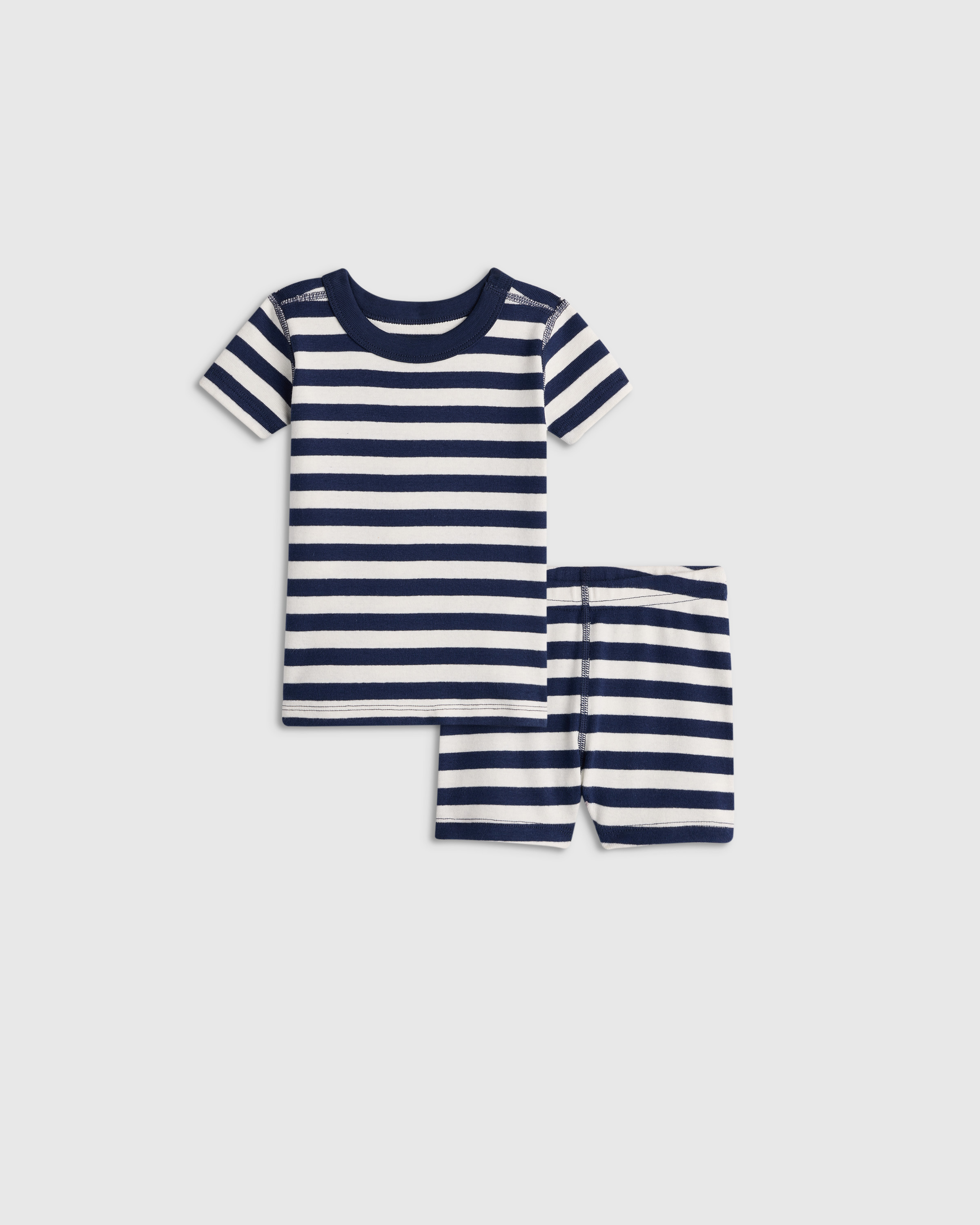 100% Organic Cotton Short Sleeve and Shorts Pajama Set