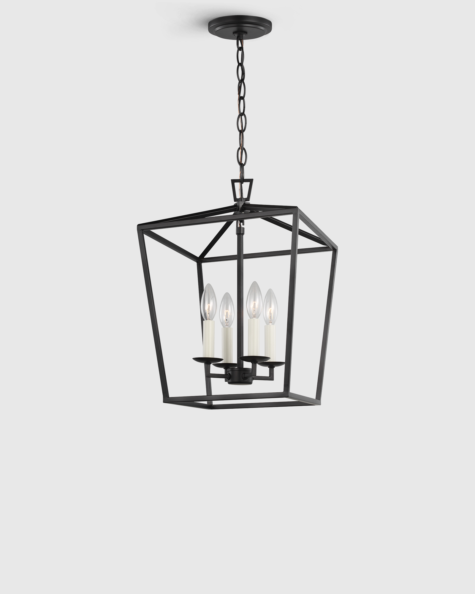 Traditional Steel Lantern Pendant