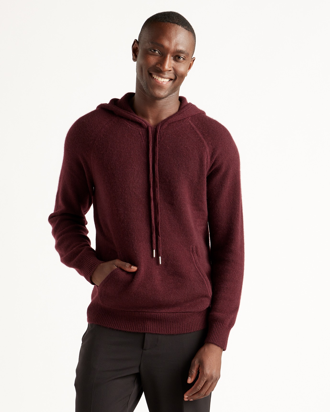 Mongolian Cashmere Full-Zip Hoodie