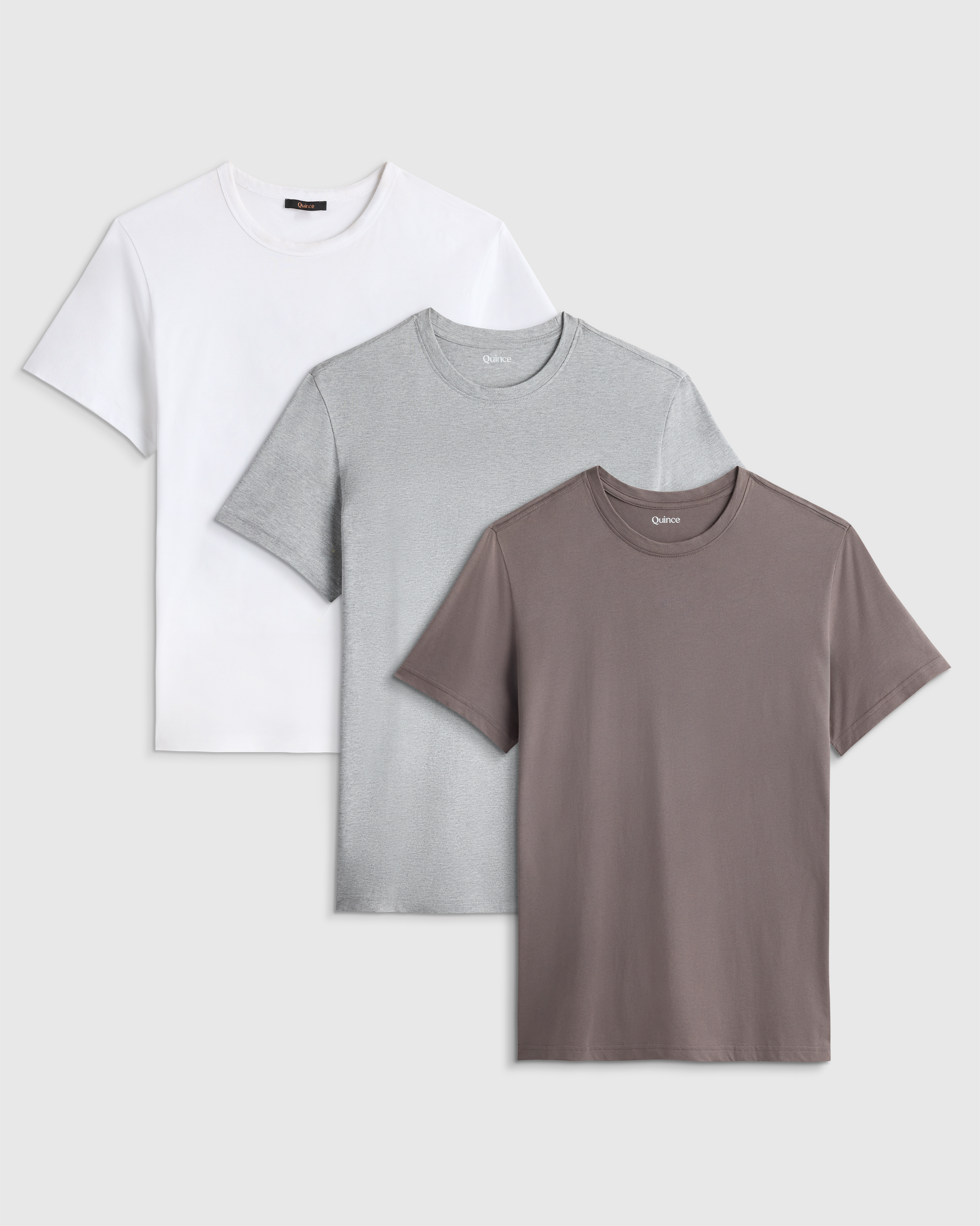 Men's Cotton Modal Crew Neck Tee 3 Pack Bundle